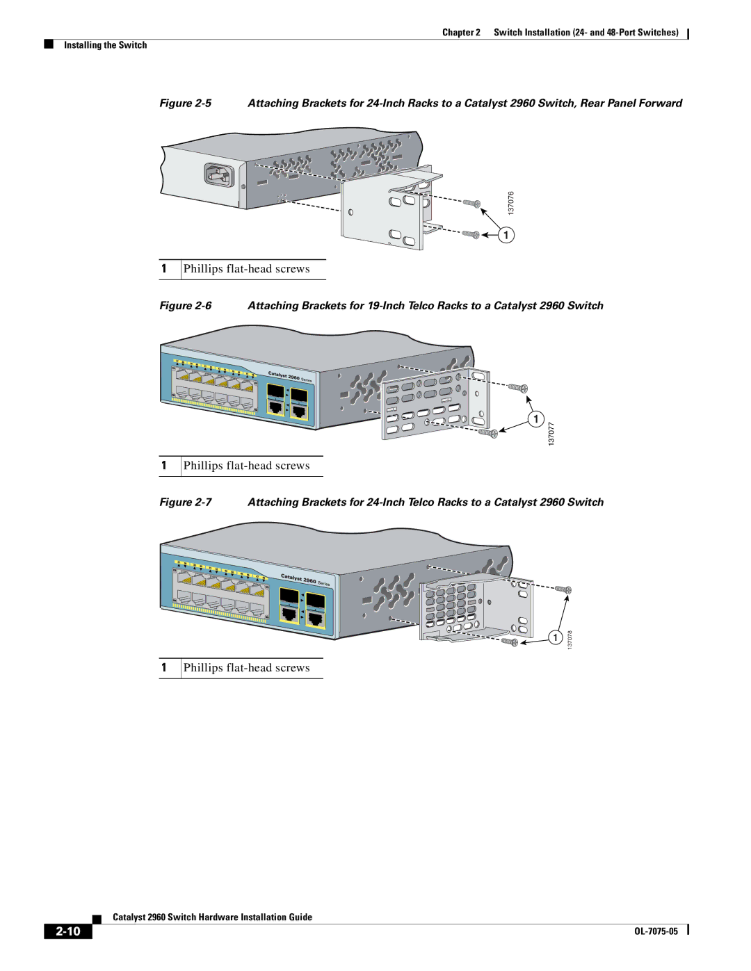 Cisco Systems 2960 specifications 137076 