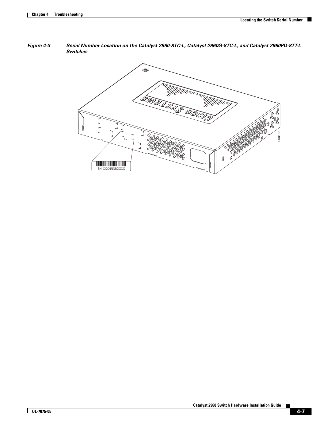 Cisco Systems 2960 specifications 200186 