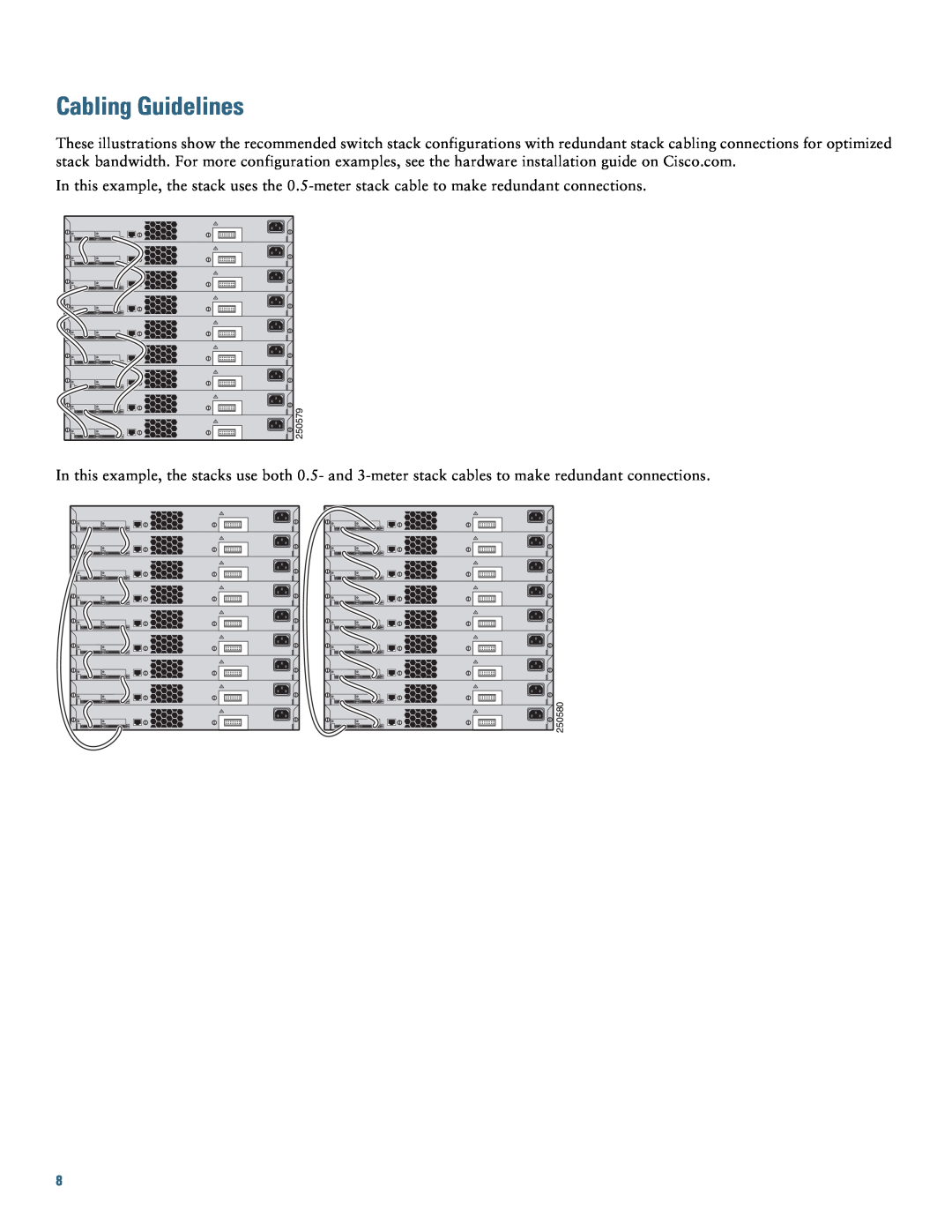 Cisco Systems 2975 manual Cabling Guidelines 