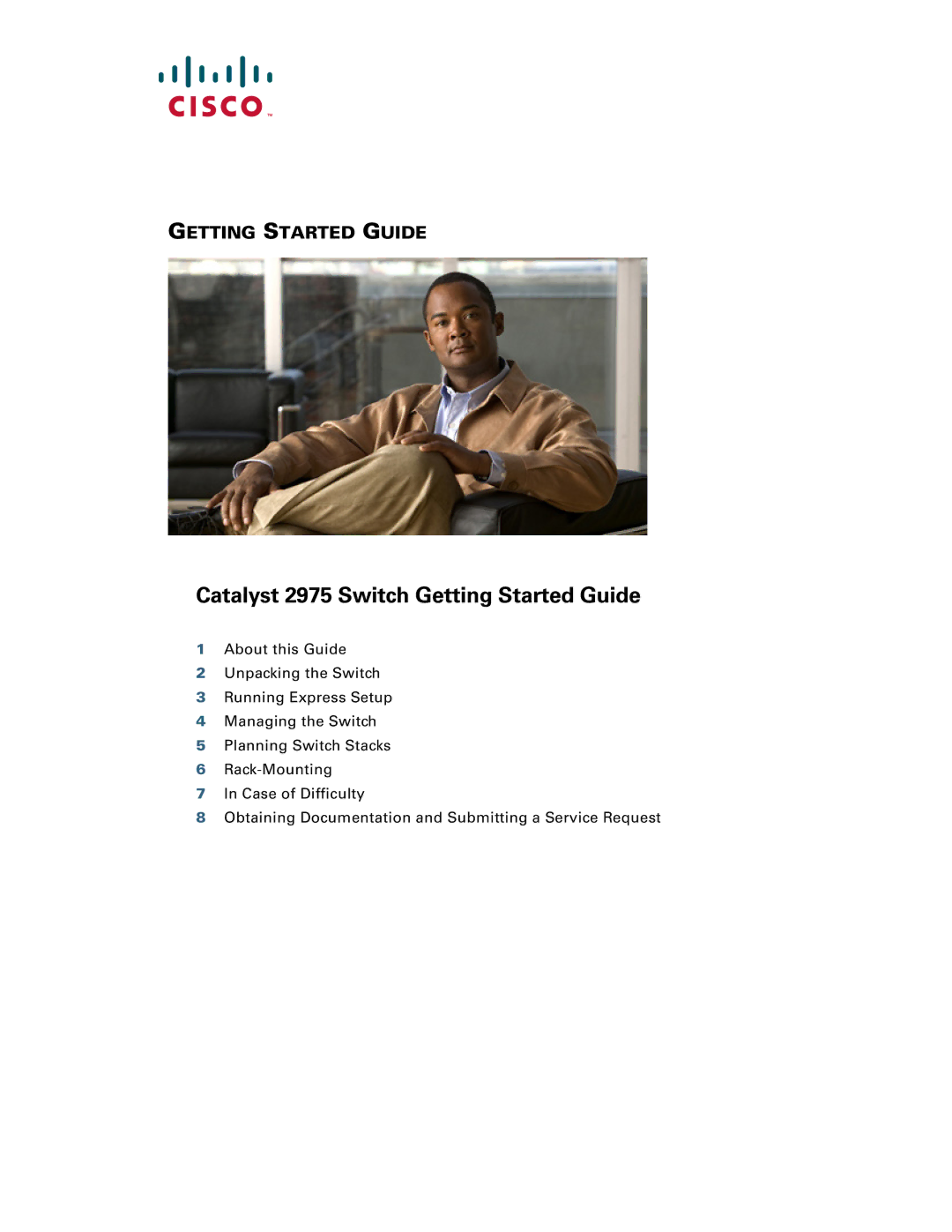 Cisco Systems manual Catalyst 2975 Switch Getting Started Guide 