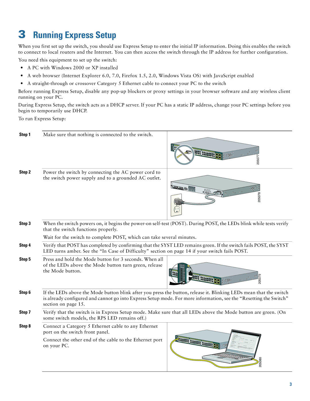 Cisco Systems 2975 manual Running Express Setup 