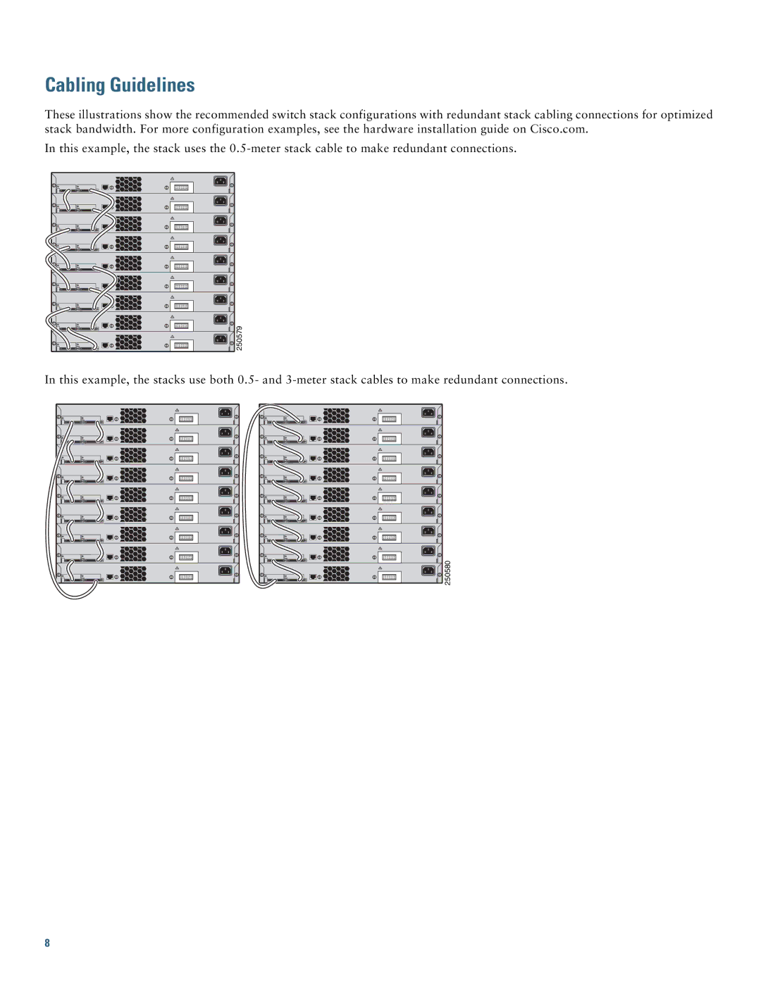 Cisco Systems 2975 manual Cabling Guidelines 