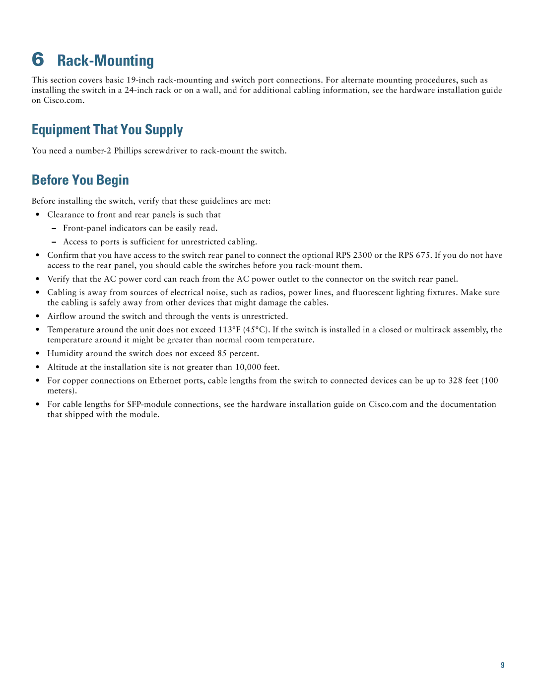 Cisco Systems 2975 manual Rack-Mounting, Equipment That You Supply, Before You Begin 