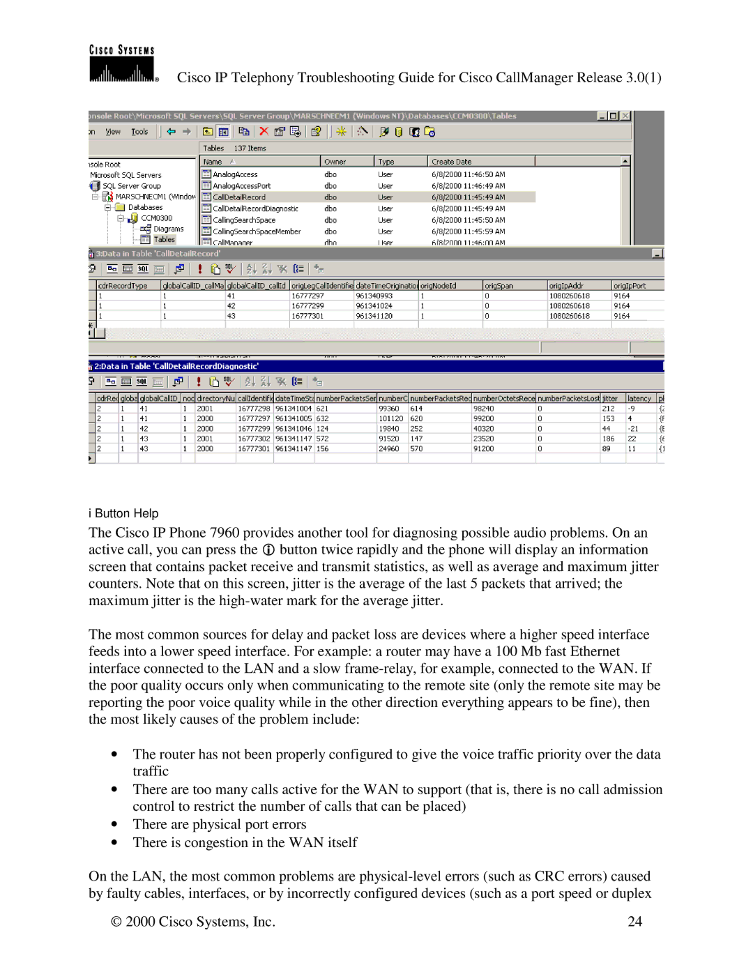 Cisco Systems 30 VIP manual Button Help 