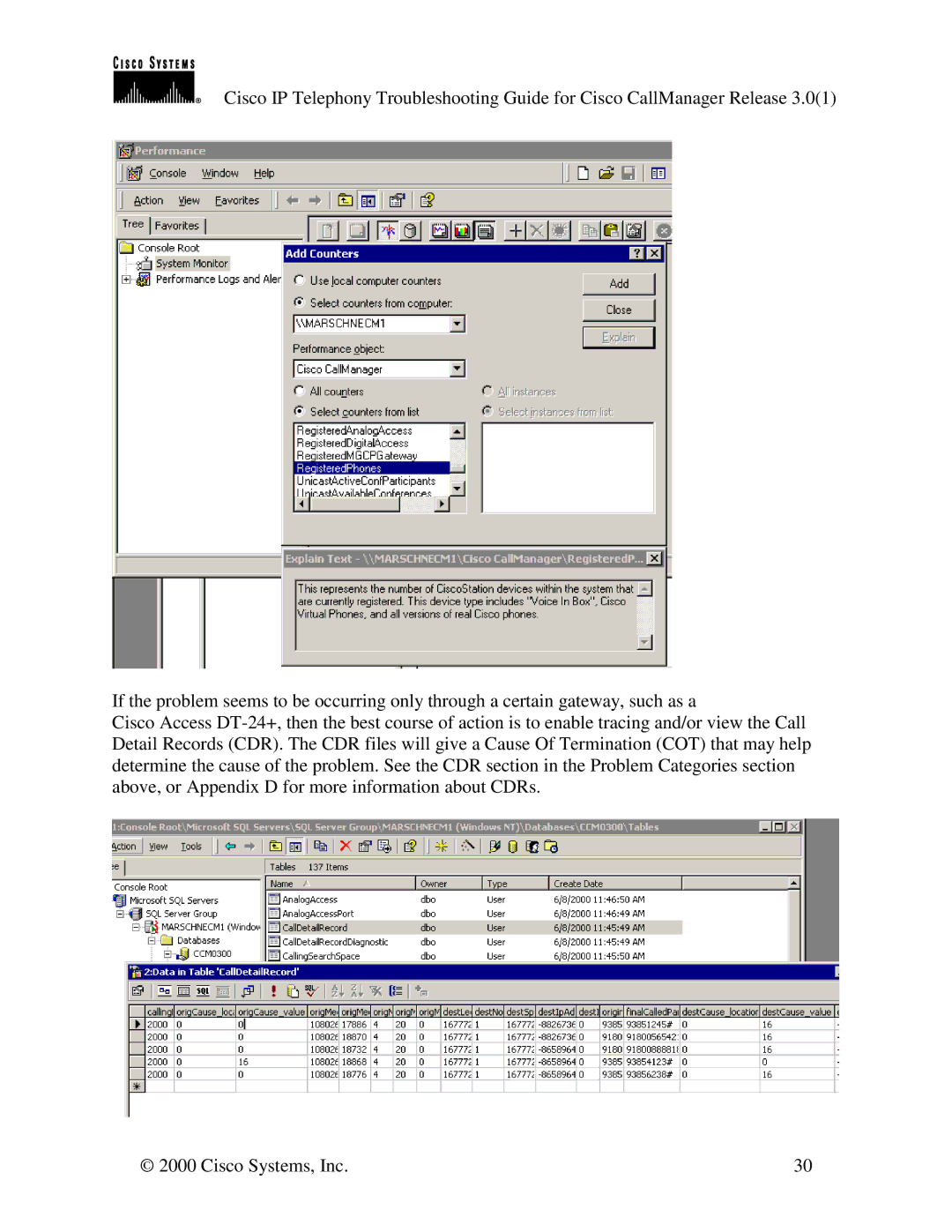 Cisco Systems 30 VIP manual 