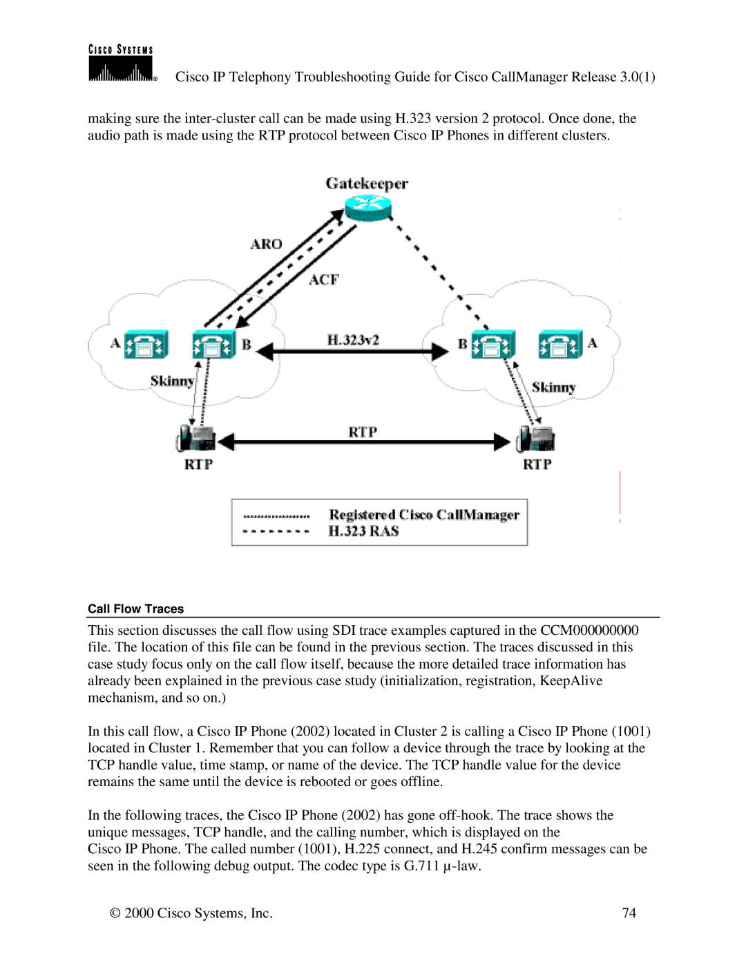 Cisco Systems 30 VIP manual Call Flow Traces 