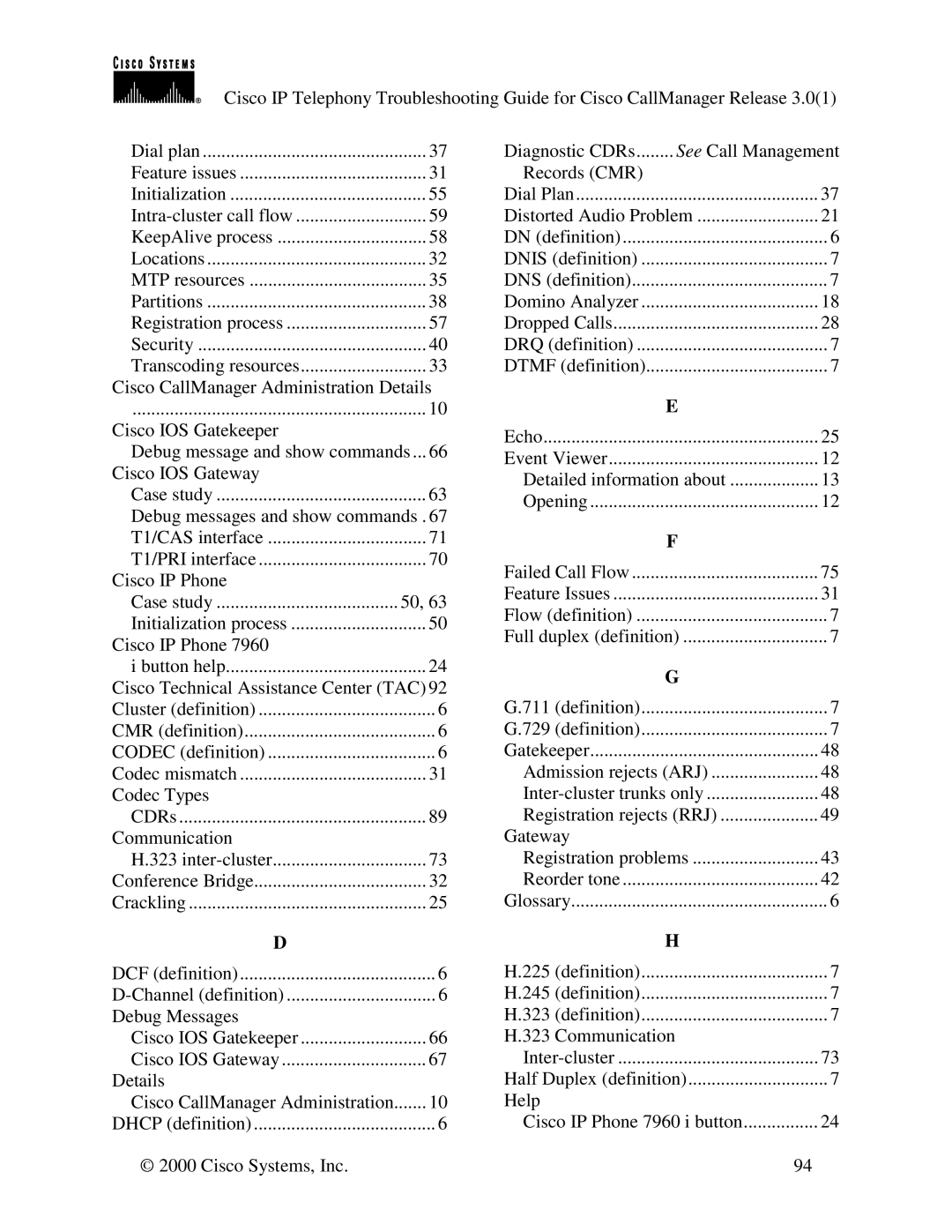 Cisco Systems 30 VIP manual Debug messages and show commands 