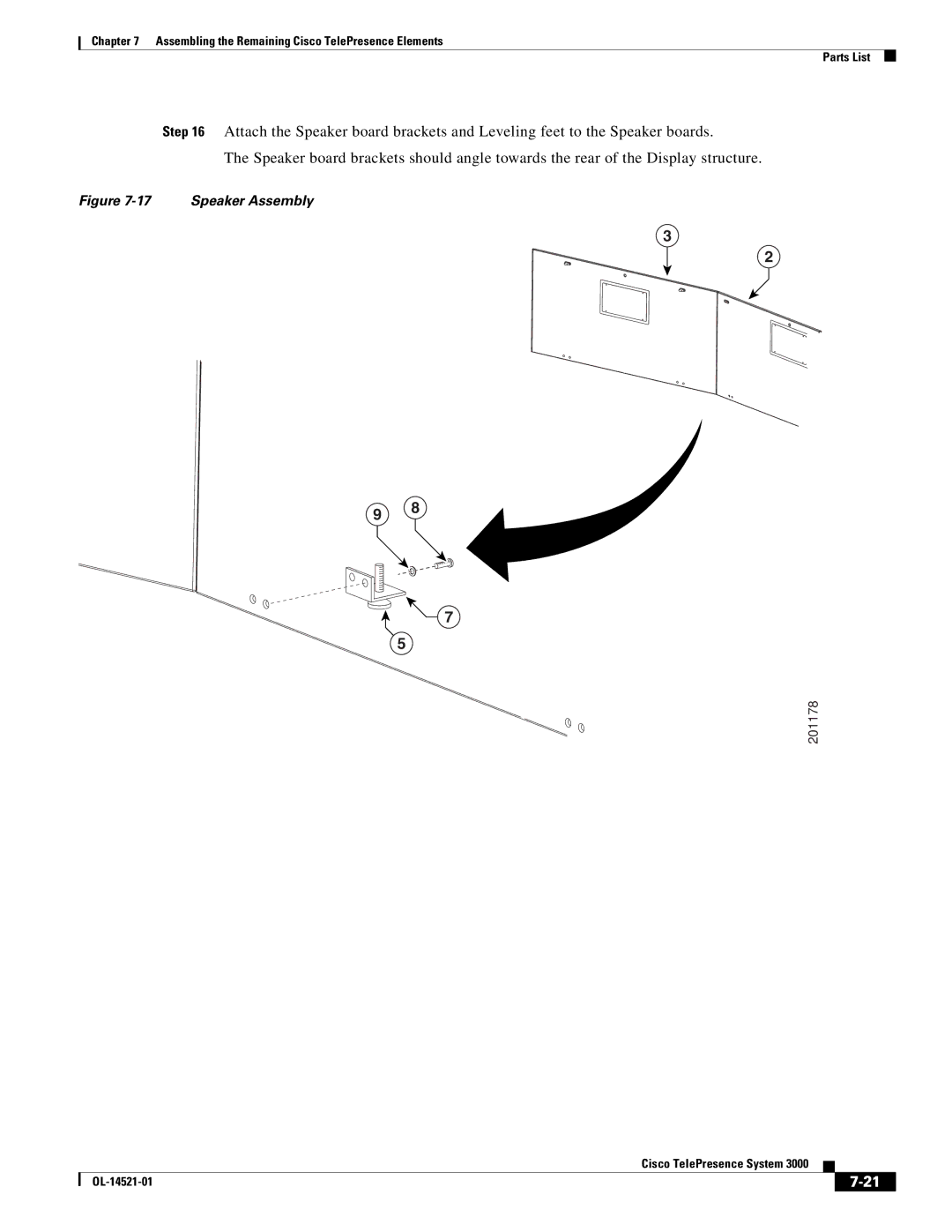 Cisco Systems 3000 manual Speaker Assembly 