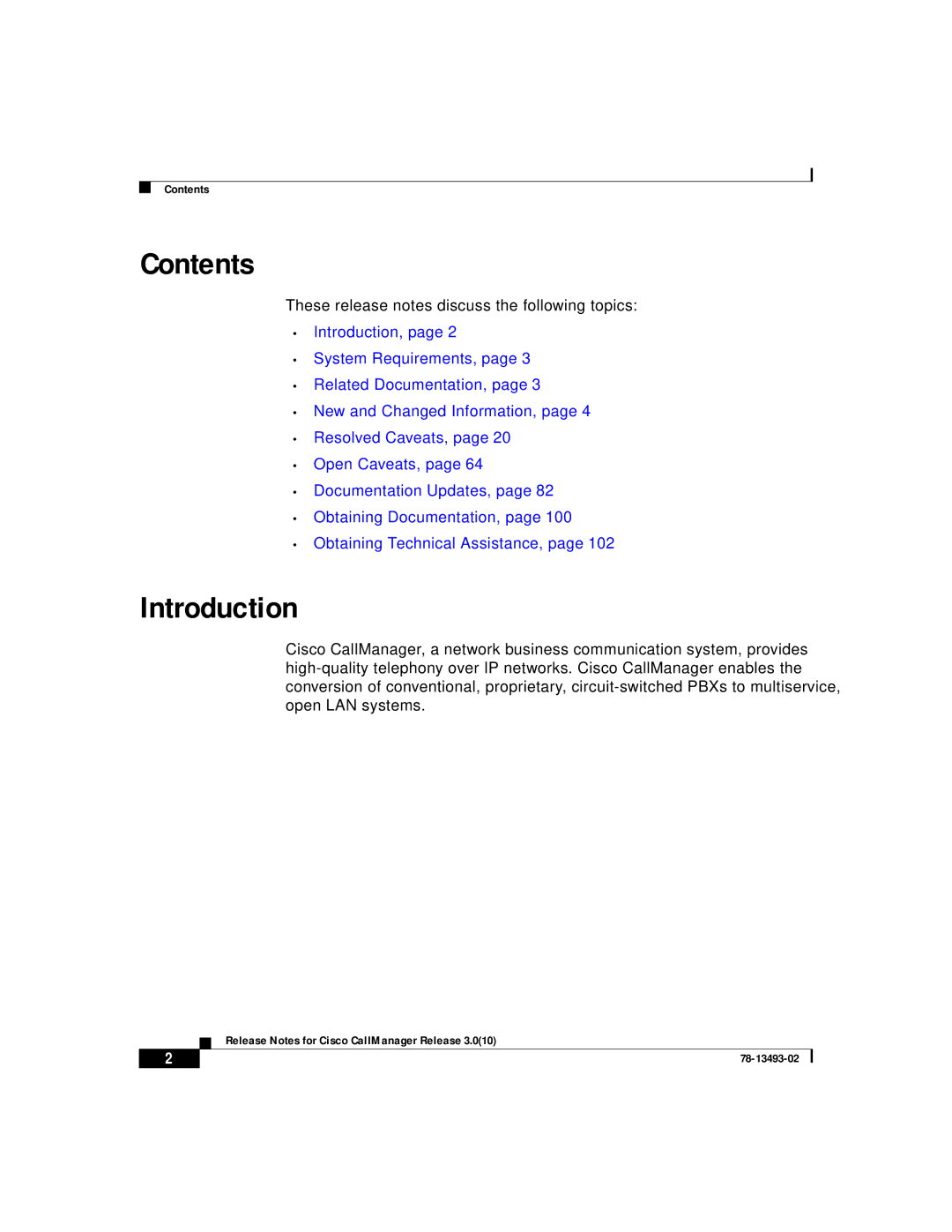 Cisco Systems 3.0(10) manual Contents 