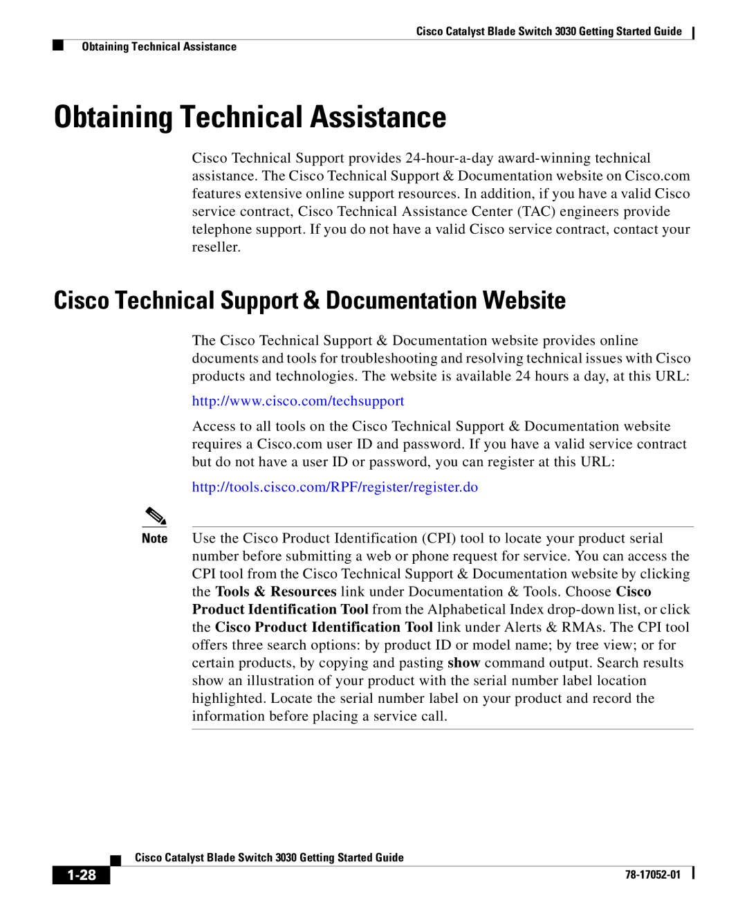 Cisco Systems 3030 manual Obtaining Technical Assistance, Cisco Technical Support & Documentation Website 