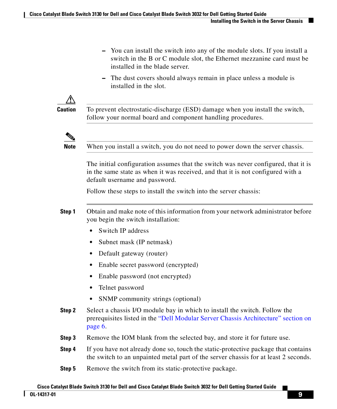 Cisco Systems 3130, 3032 manual Installed in the blade server 