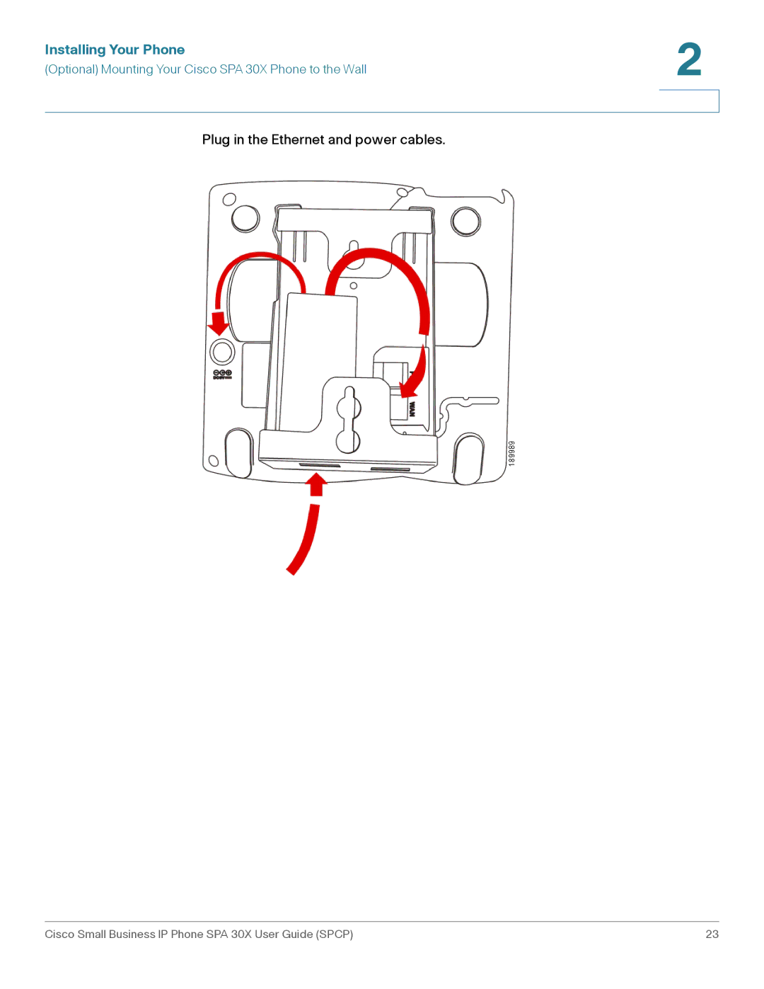 Cisco Systems 30X manual Plug in the Ethernet and power cables 