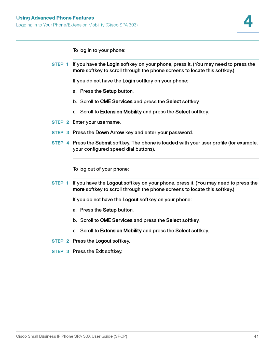 Cisco Systems 30X manual Using Advanced Phone Features 