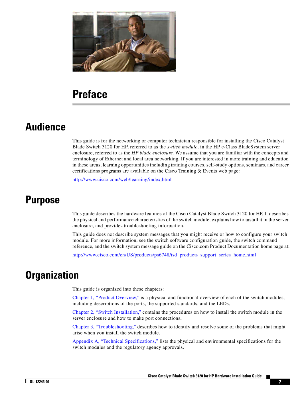 Cisco Systems 3120 manual Audience, Purpose, Organization 