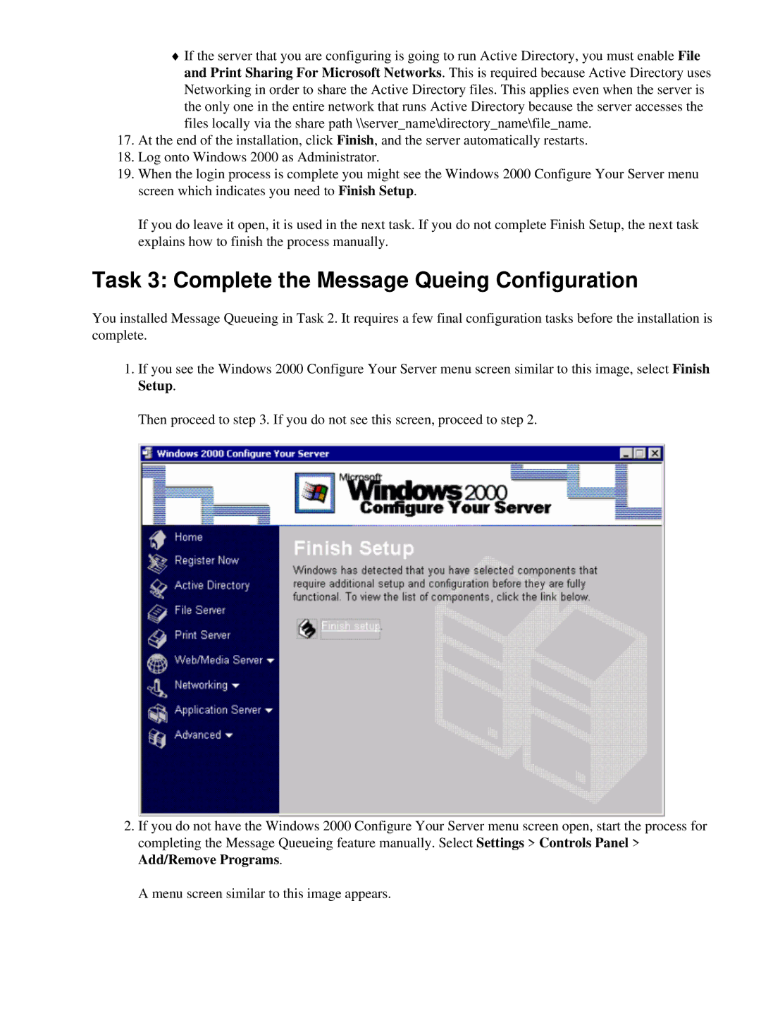 Cisco Systems 3.1(6) appendix Task 3 Complete the Message Queing Configuration 