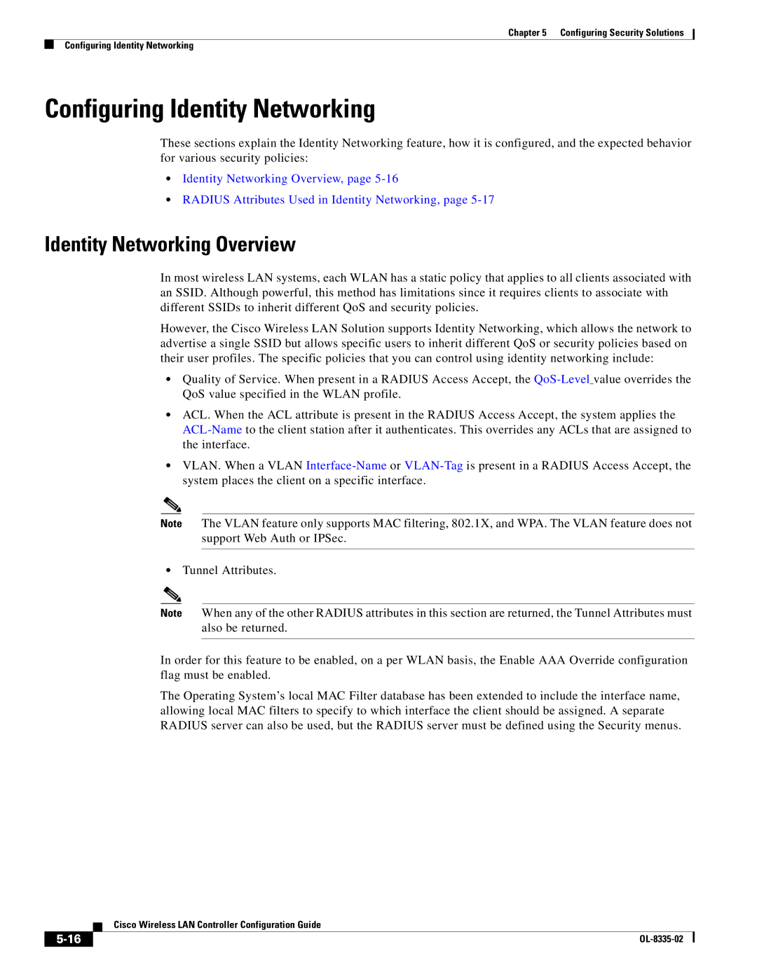 Cisco Systems 3.2 manual Configuring Identity Networking, Identity Networking Overview 