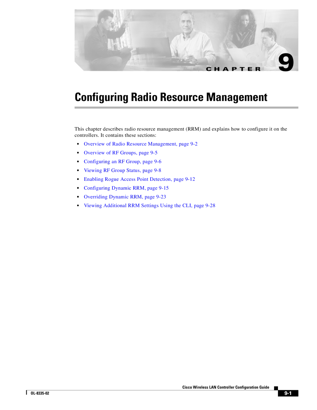 Cisco Systems 3.2 manual Configuring Radio Resource Management 