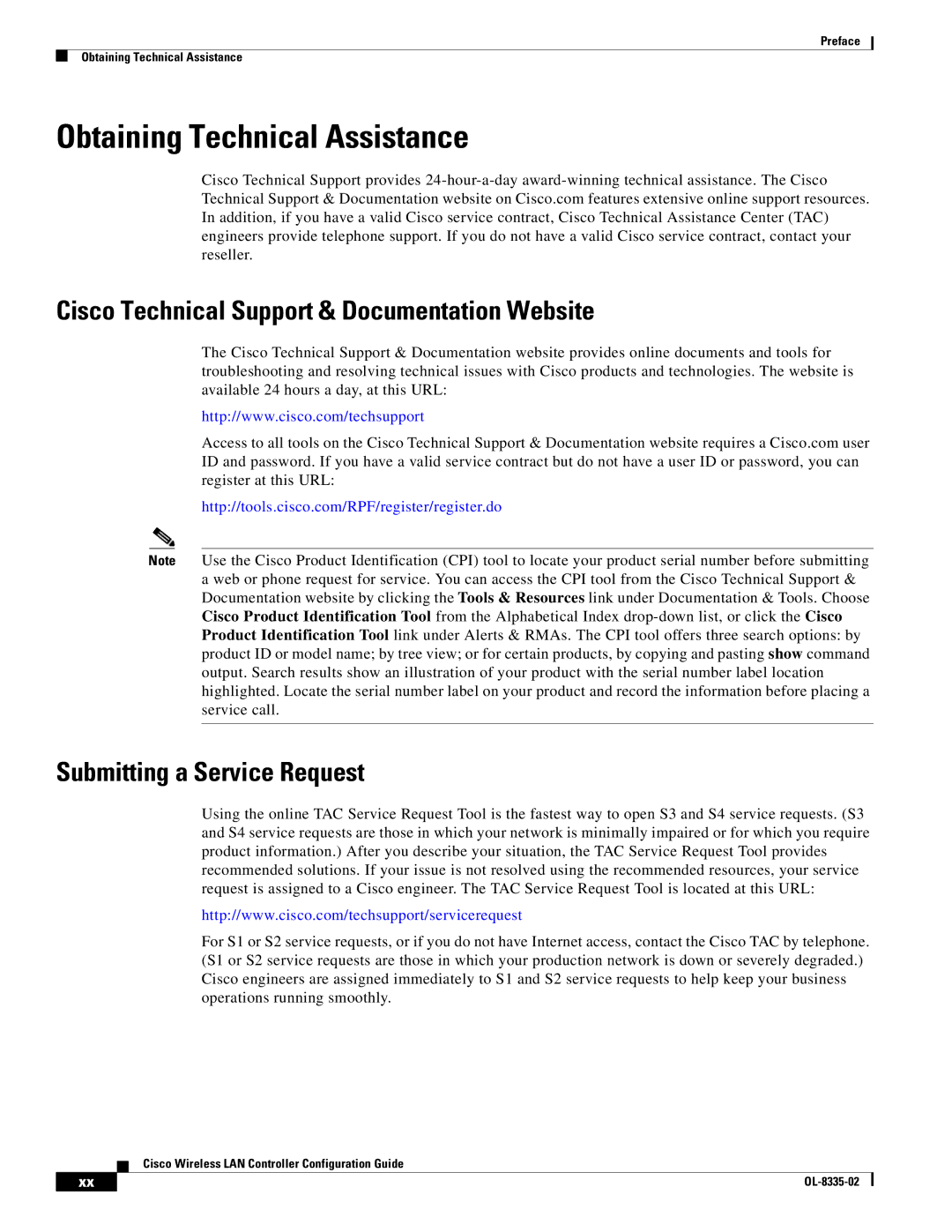 Cisco Systems 3.2 manual Obtaining Technical Assistance, Cisco Technical Support & Documentation Website 