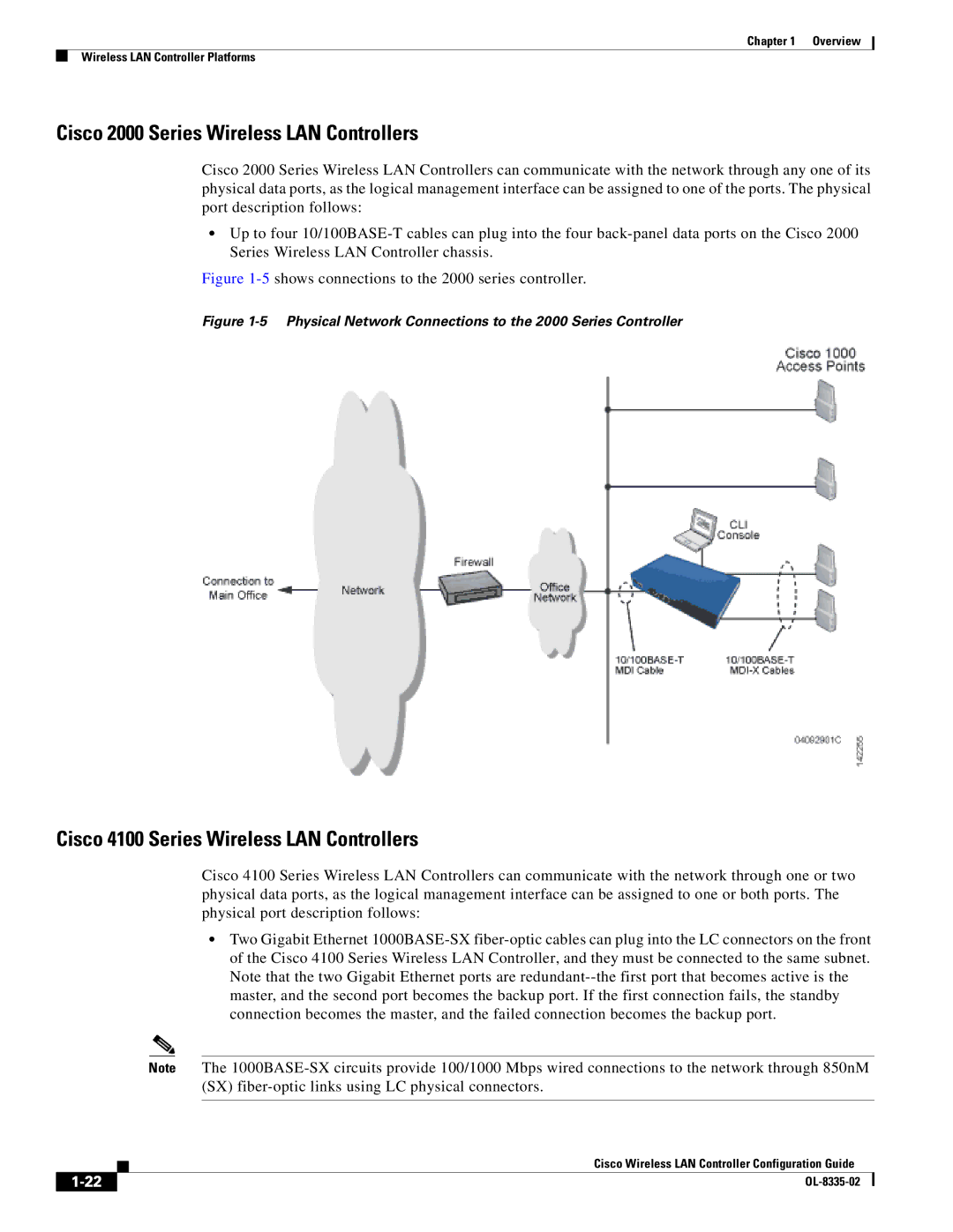 Cisco Systems 3.2 manual Cisco 2000 Series Wireless LAN Controllers, Cisco 4100 Series Wireless LAN Controllers 