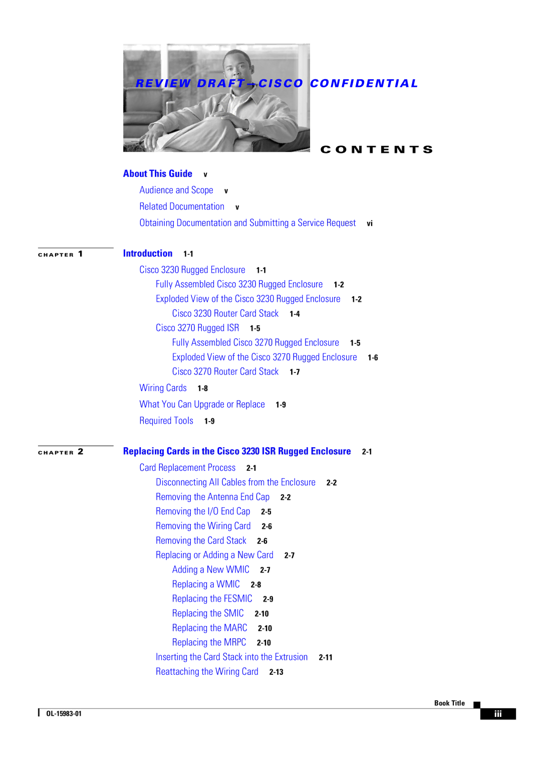 Cisco Systems 3200 Series manual Review Draft Cisco Confidential 