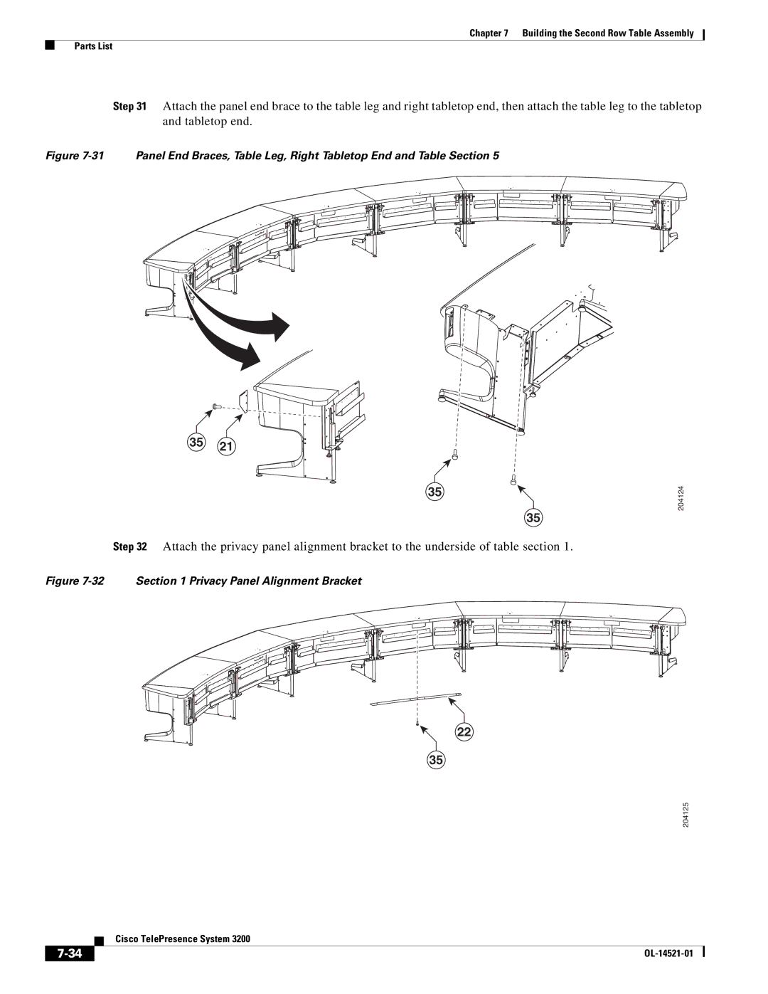 Cisco Systems 3200 manual Privacy Panel Alignment Bracket 