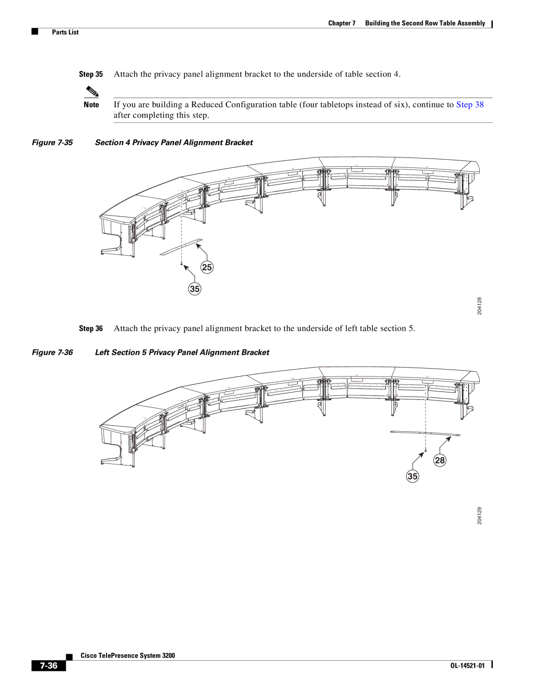 Cisco Systems 3200 manual Privacy Panel Alignment Bracket 