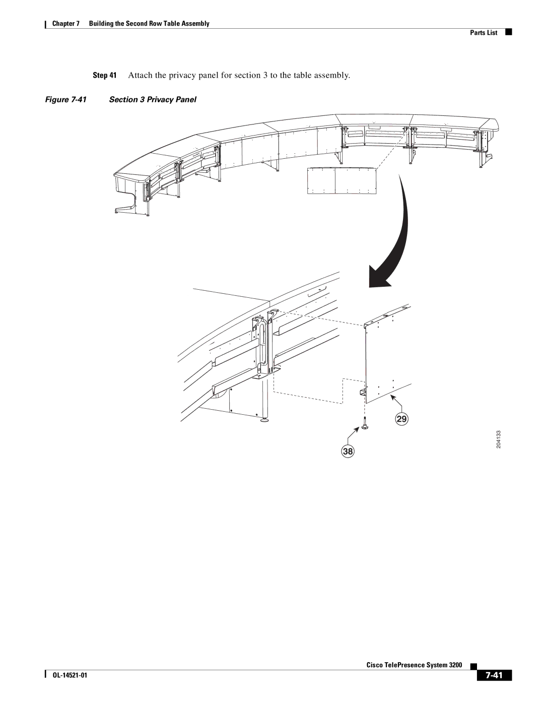 Cisco Systems 3200 manual Privacy Panel 