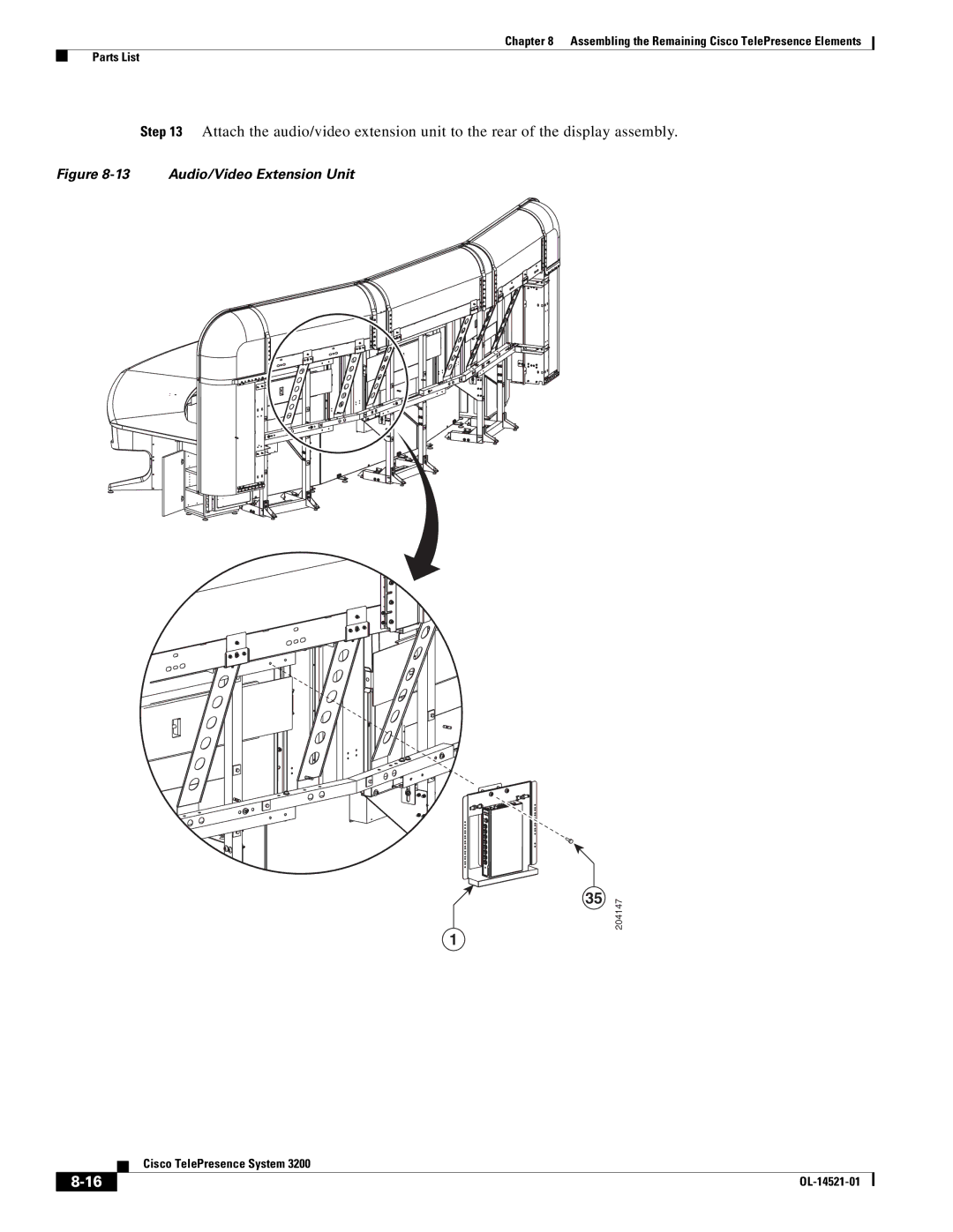 Cisco Systems 3200 manual Audio/Video Extension Unit 