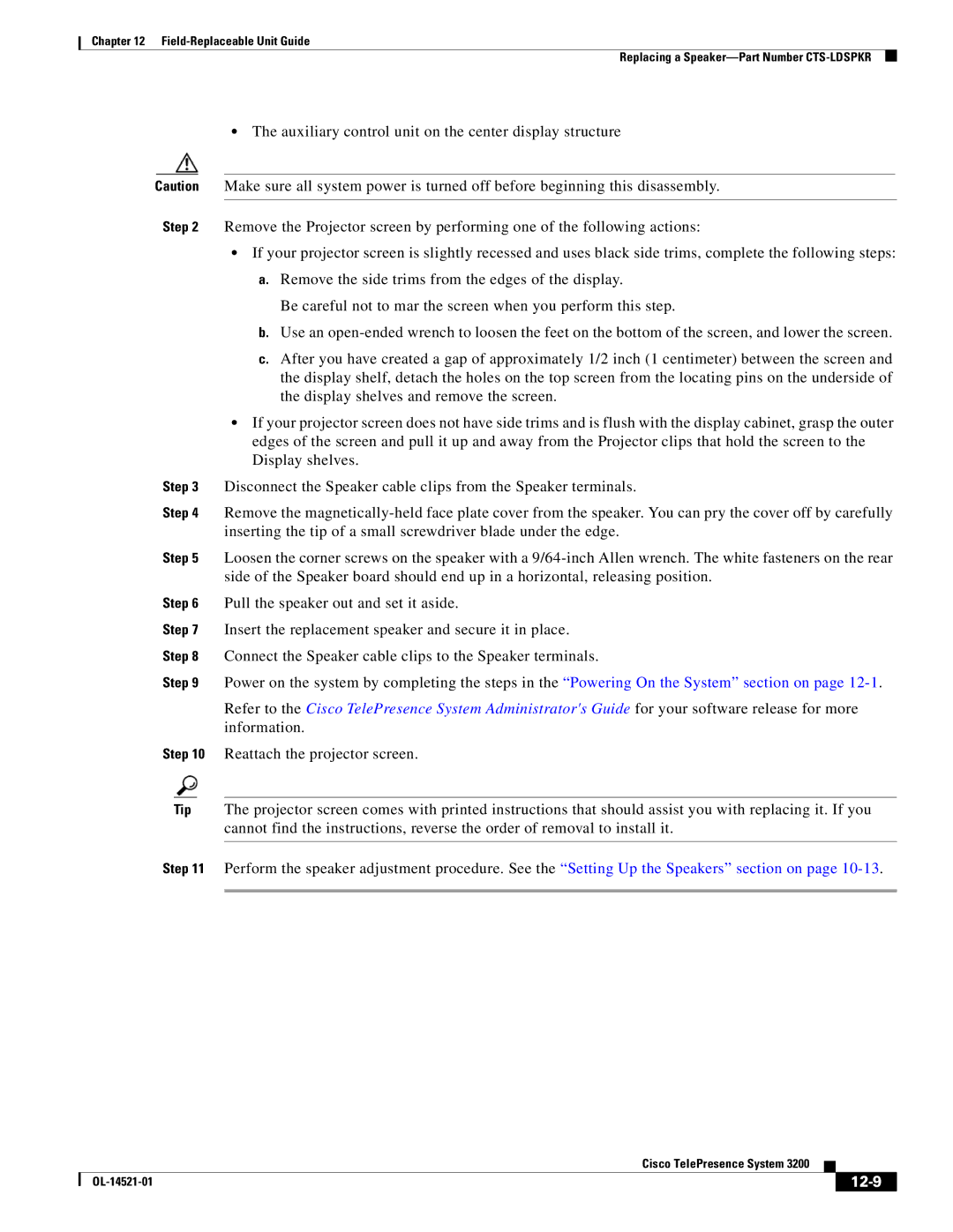 Cisco Systems 3200 manual 12-9 