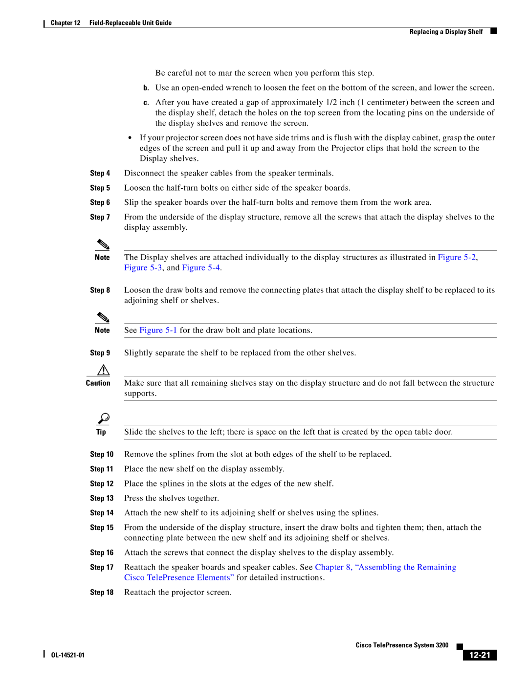 Cisco Systems 3200 manual 12-21 