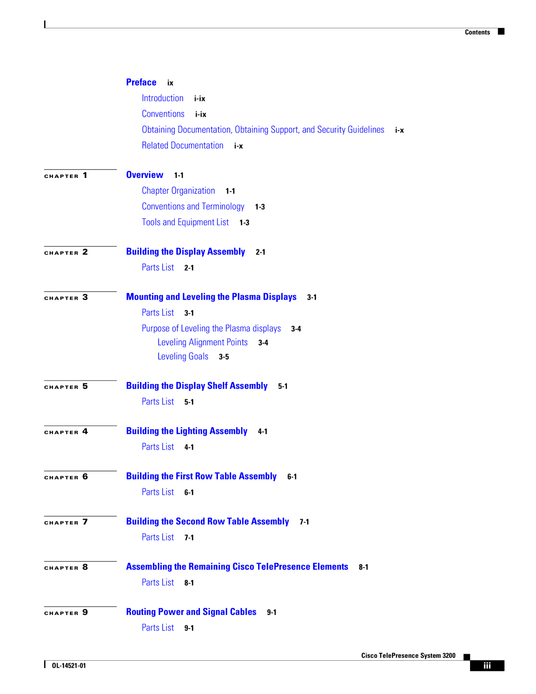 Cisco Systems 3200 manual Iii 