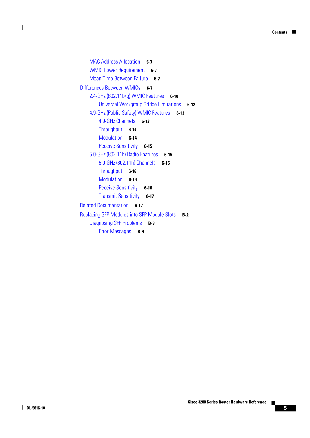 Cisco Systems 3200 manual Throughput Modulation 