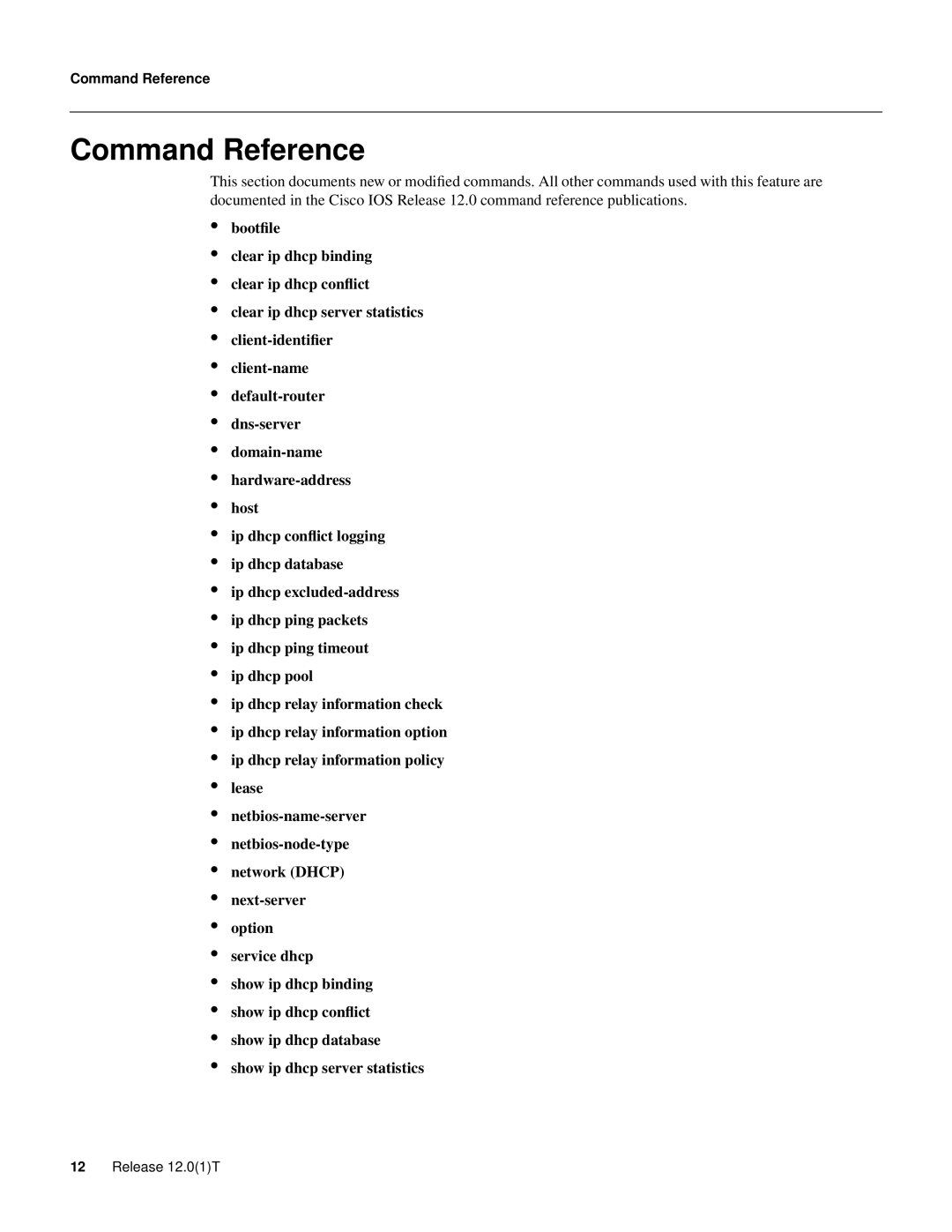 Cisco Systems 32369 manual Command Reference 