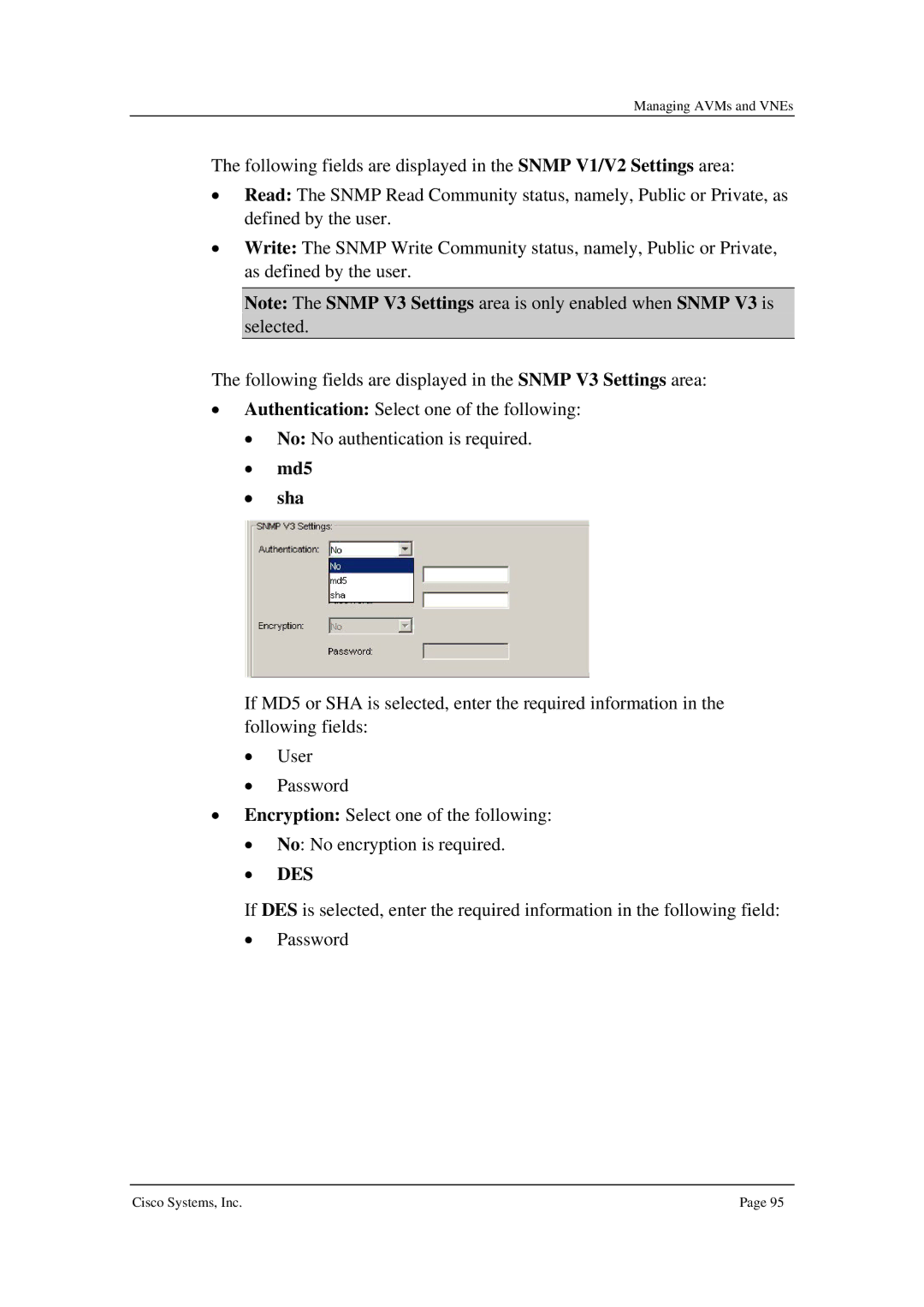 Cisco Systems 3.5 manual Des 