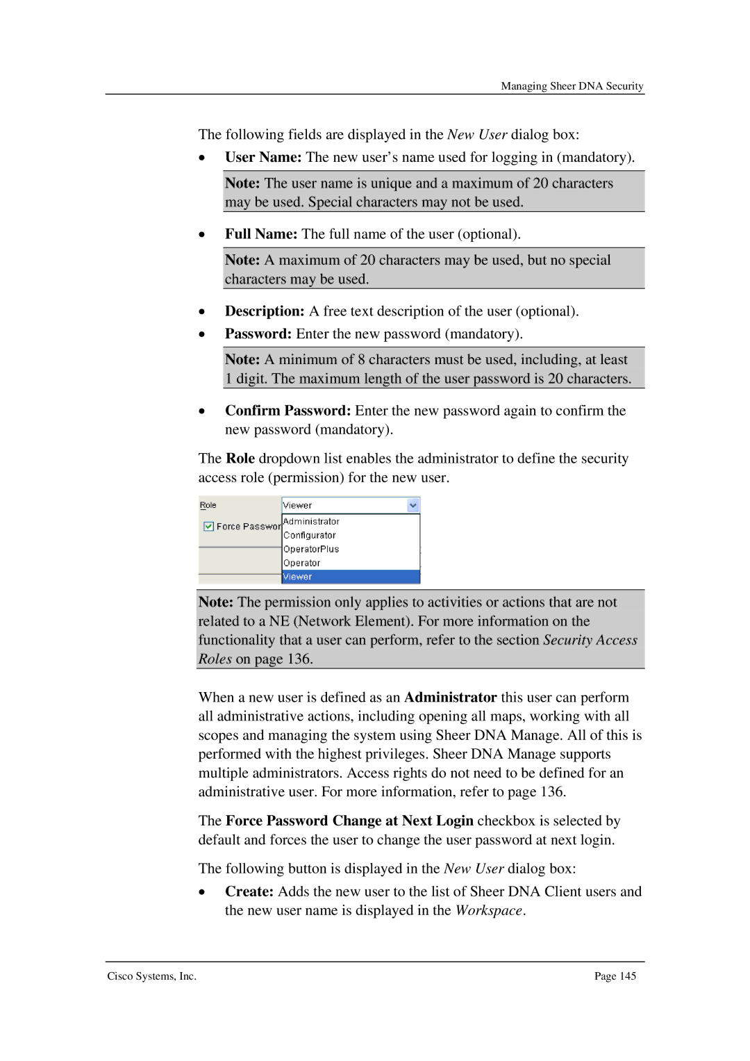 Cisco Systems 3.5 manual Managing Sheer DNA Security 