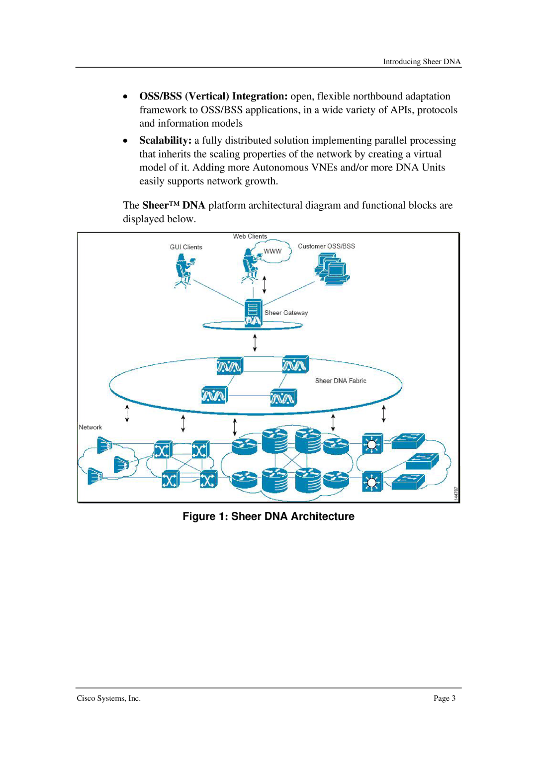 Cisco Systems 3.5 manual Sheer DNA Architecture 