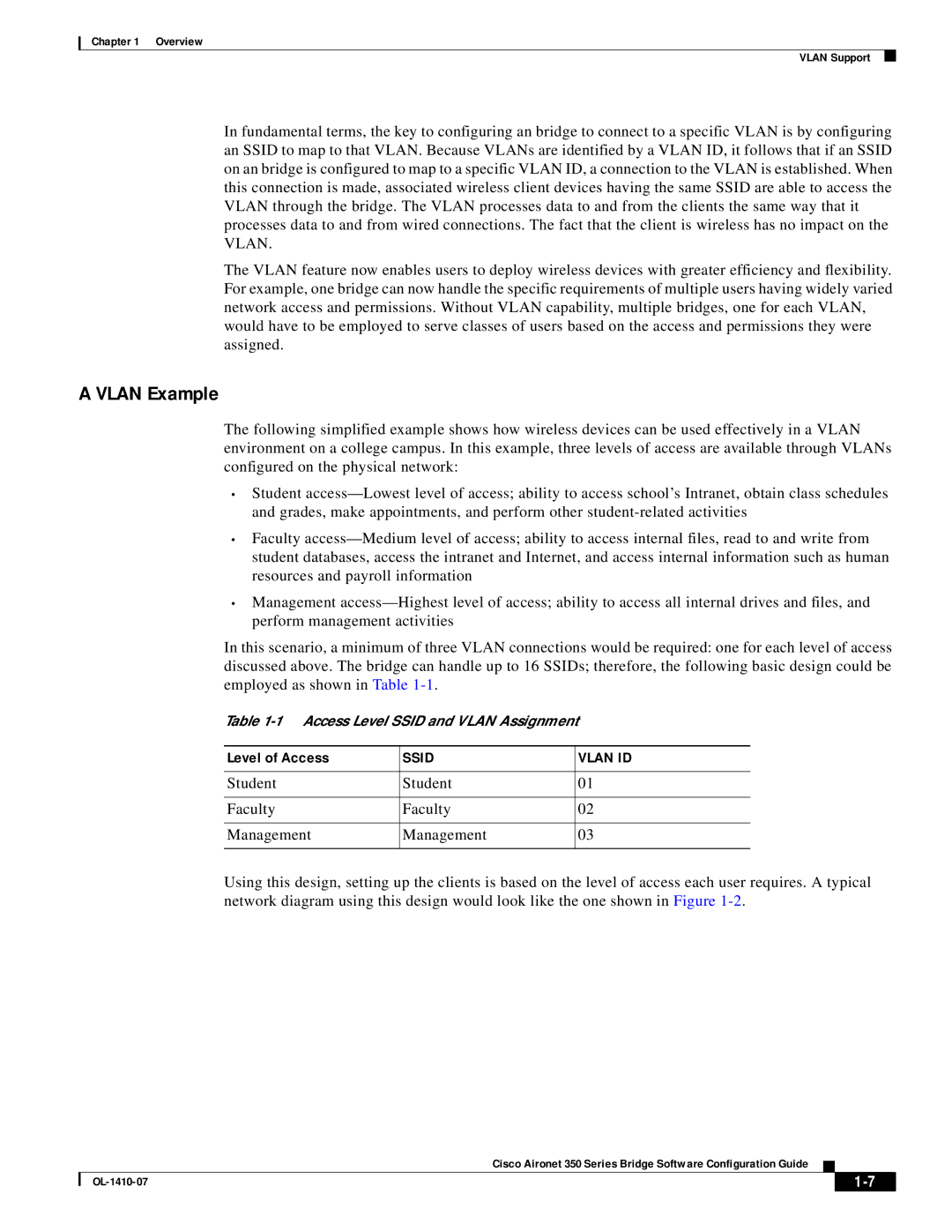 Cisco Systems 350 manual Vlan Example 