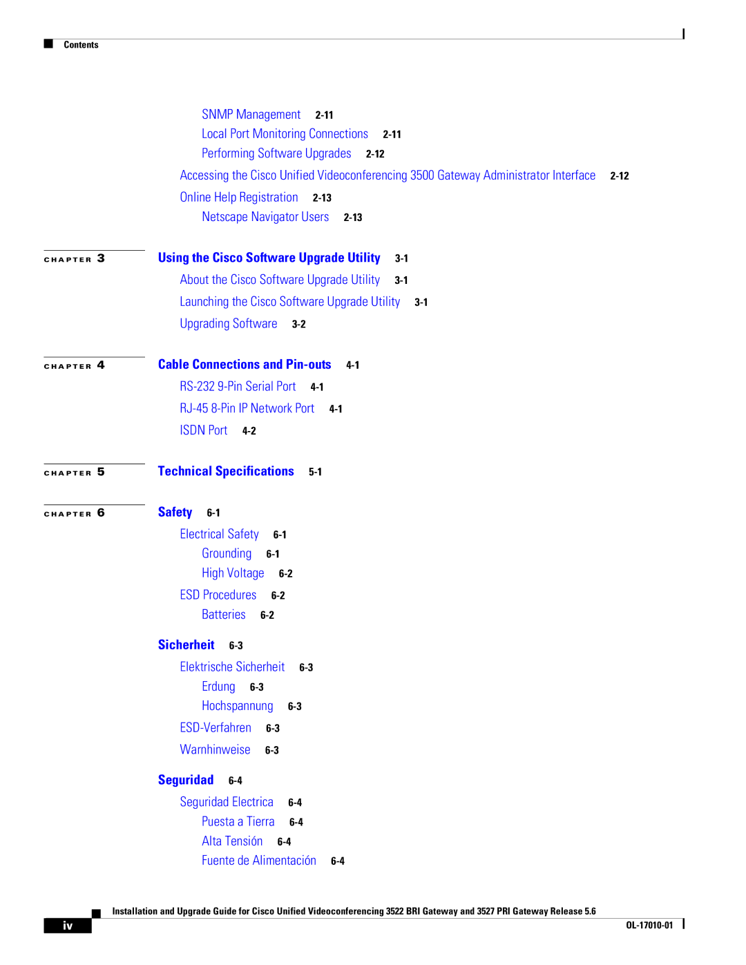 Cisco Systems 3522 BRI manual Safety 