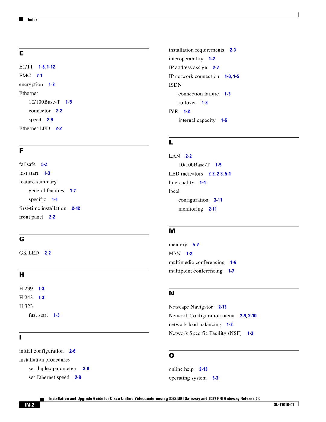 Cisco Systems 3522 BRI manual Isdn, Line quality Local Configuration Monitoring 