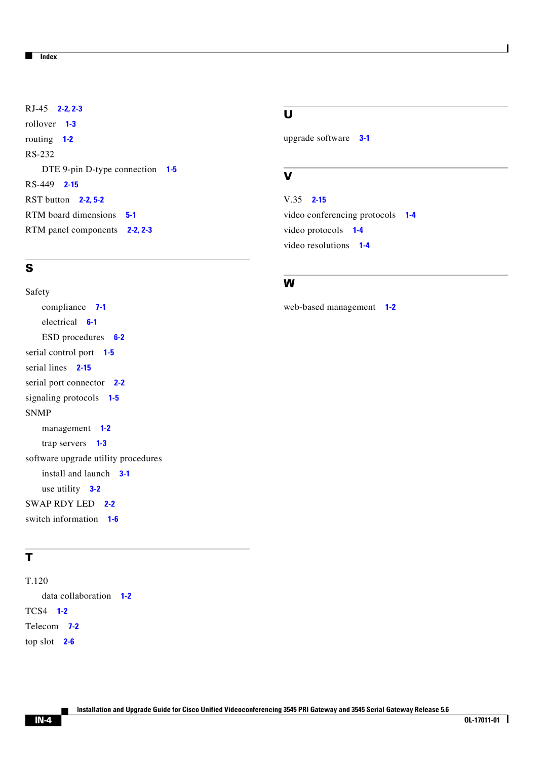 Cisco Systems 3545 PRI, 3545 Serial manual Snmp 