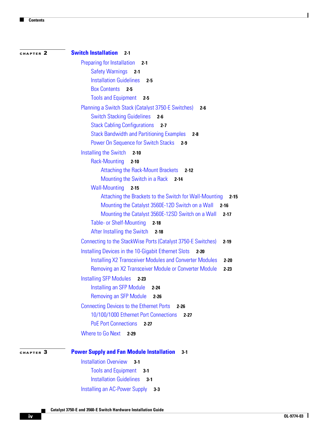 Cisco Systems 3560-E, 3750-E manual Connecting Devices to the Ethernet Ports 