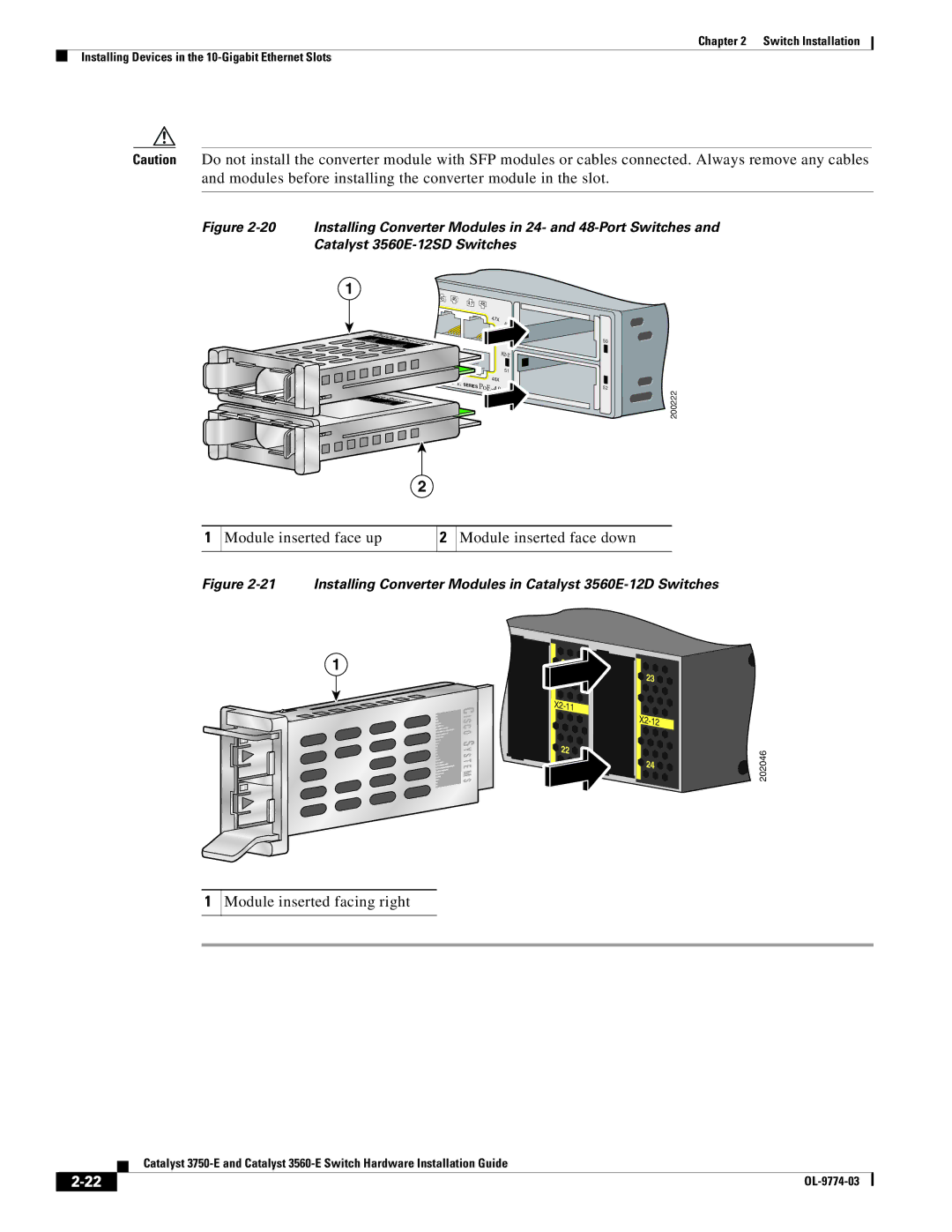 Cisco Systems 3560-E, 3750-E manual 202046 