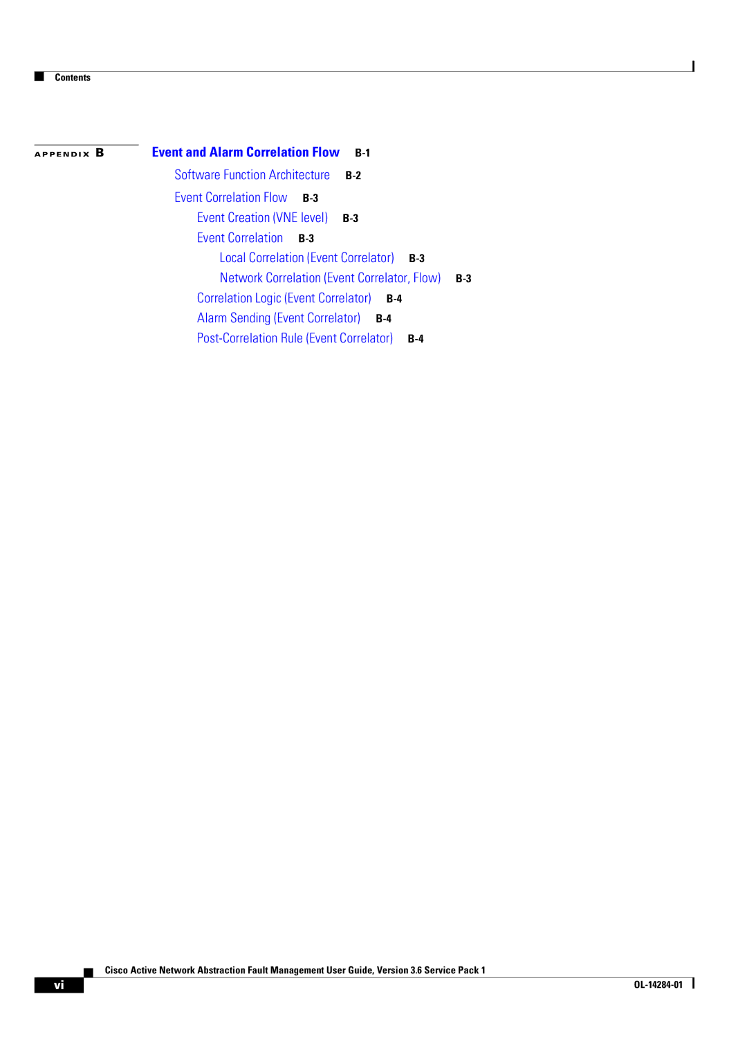 Cisco Systems 3.6 specifications Alarm Sending Event Correlator 