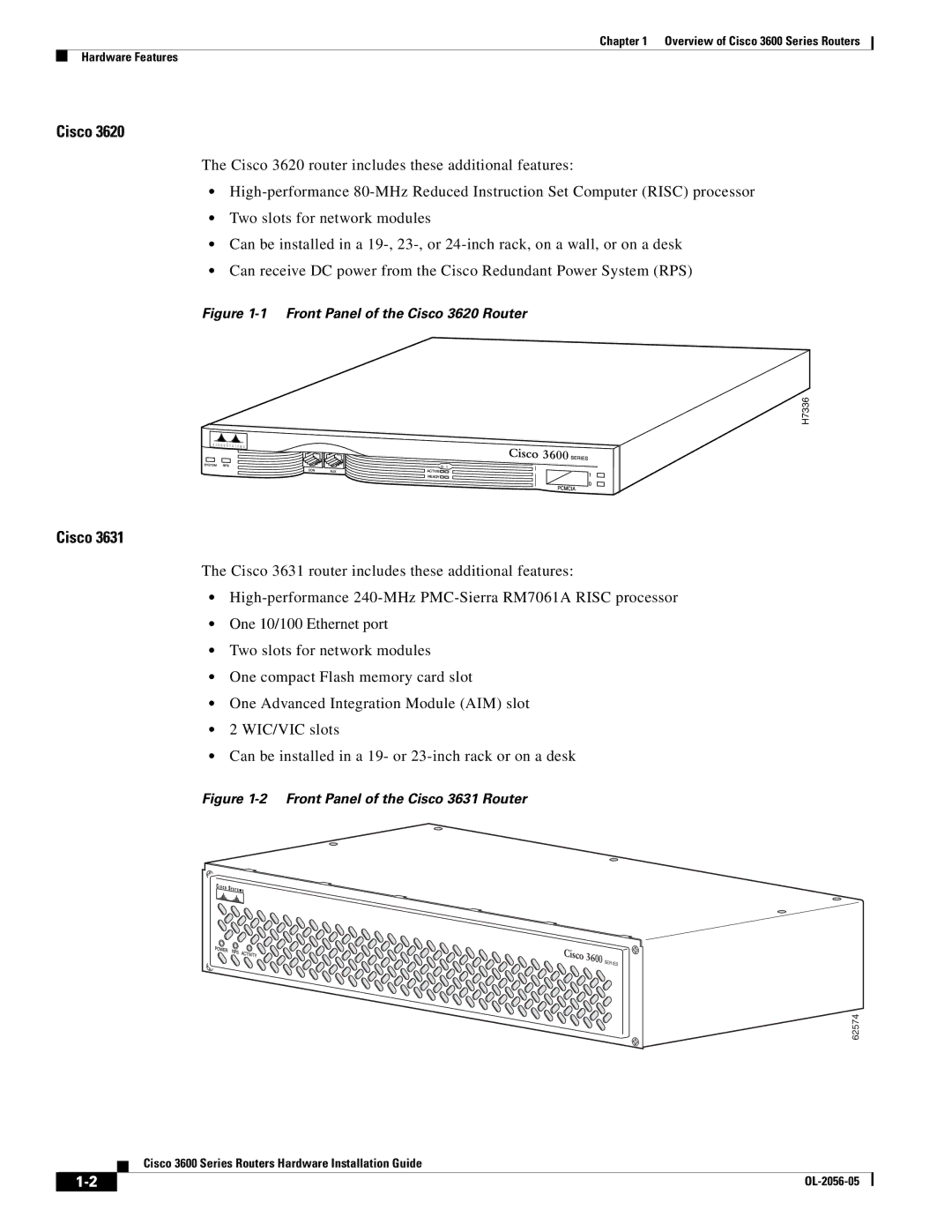 Cisco Systems 3600 specifications Cisco 