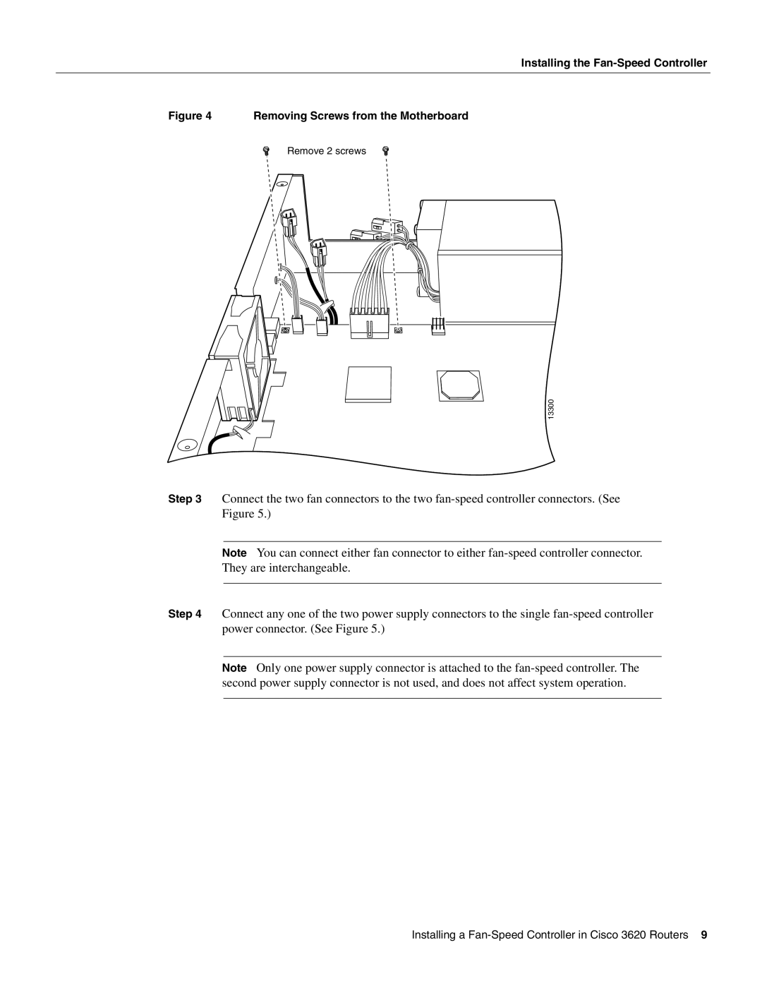 Cisco Systems 3620 manual Removing Screws from the Motherboard 