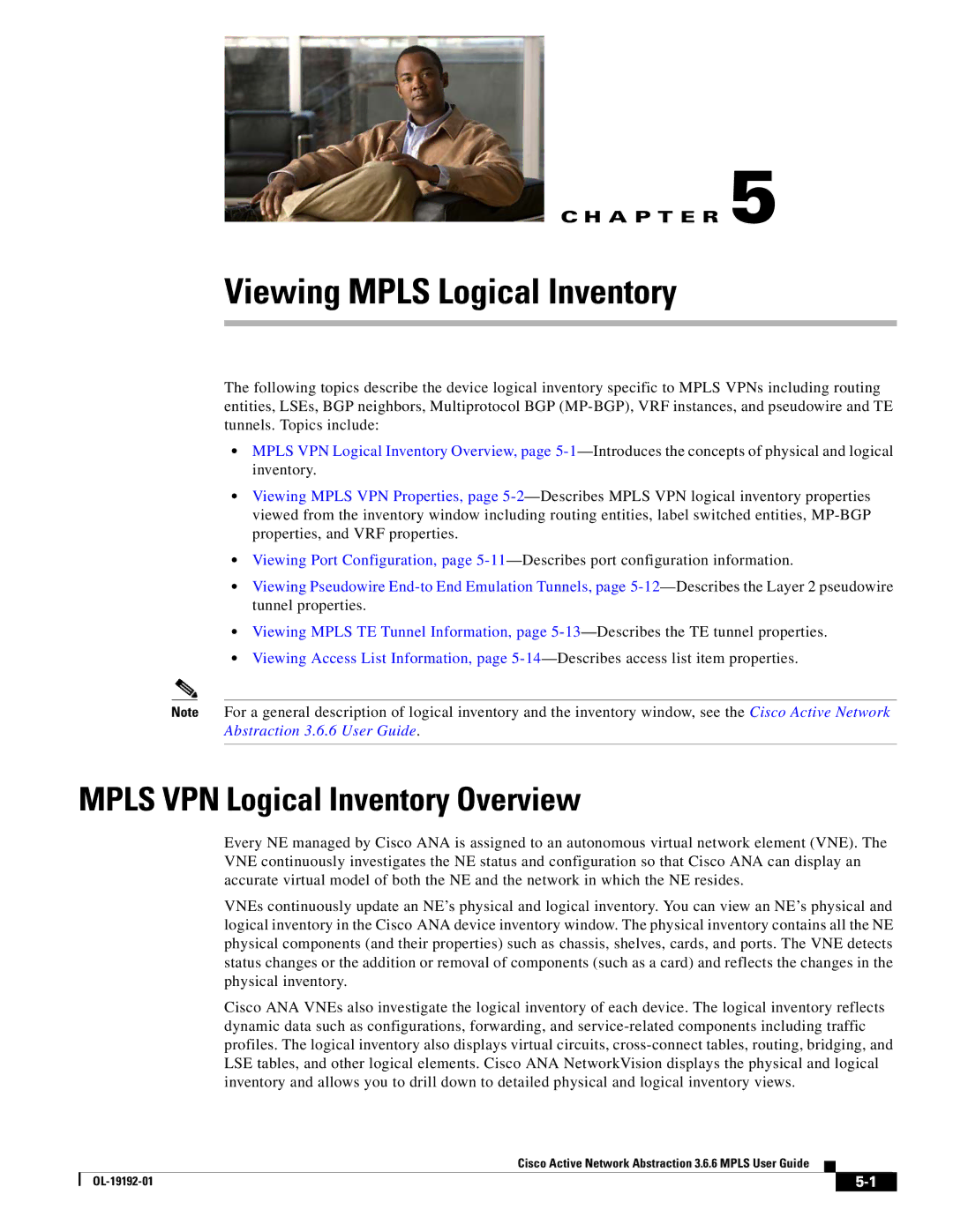 Cisco Systems 3.6.6 manual Viewing Mpls Logical Inventory, Mpls VPN Logical Inventory Overview 