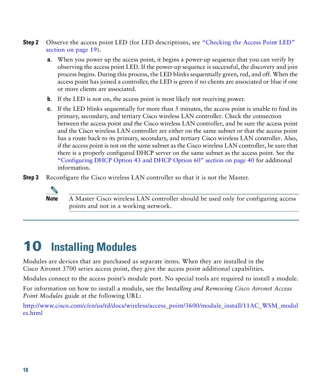 Cisco Systems 3700 specifications Installing Modules 