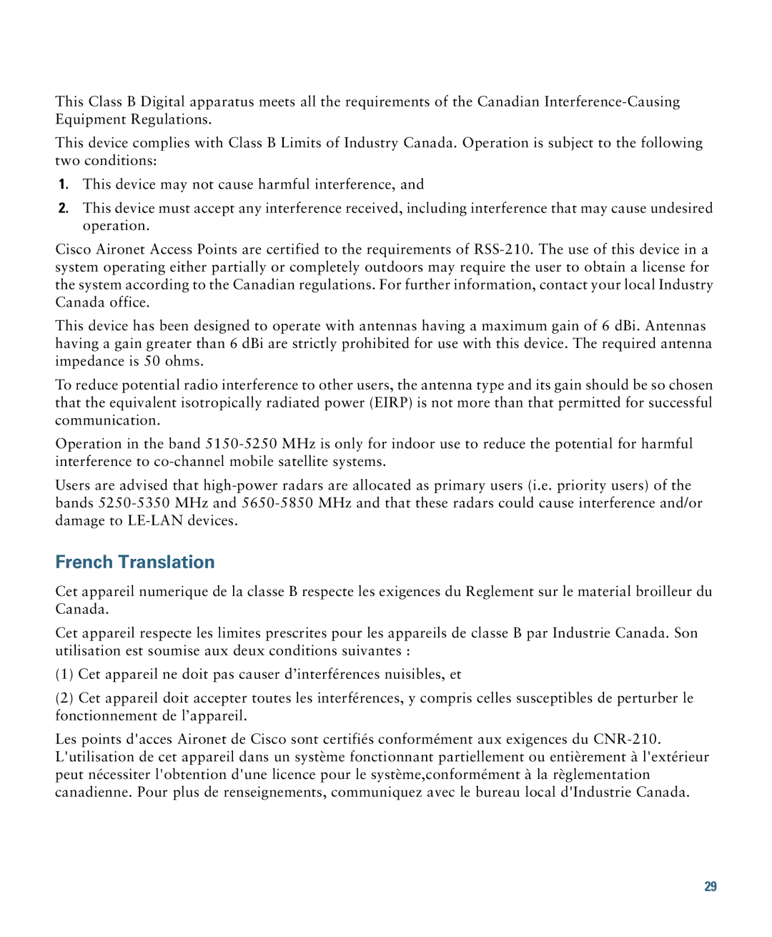 Cisco Systems 3700 specifications French Translation 