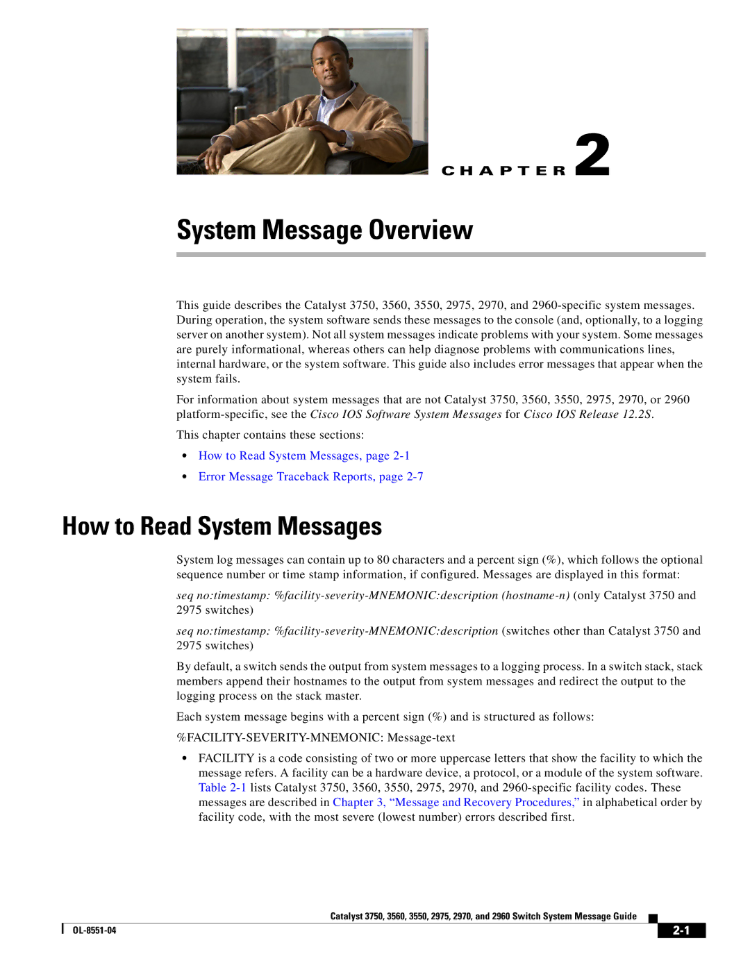 Cisco Systems 3750 manual System Message Overview, How to Read System Messages 