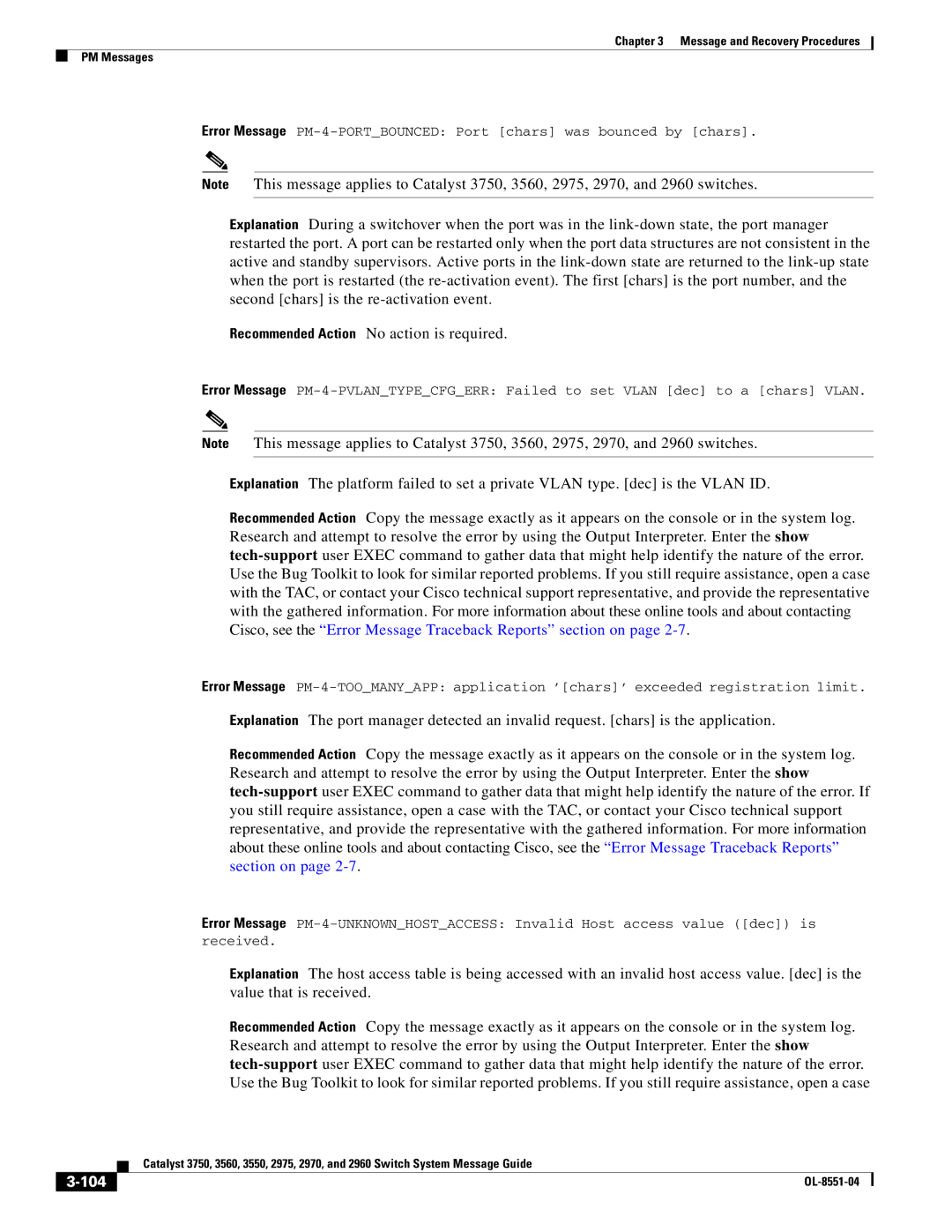 Cisco Systems 3750 manual 104 